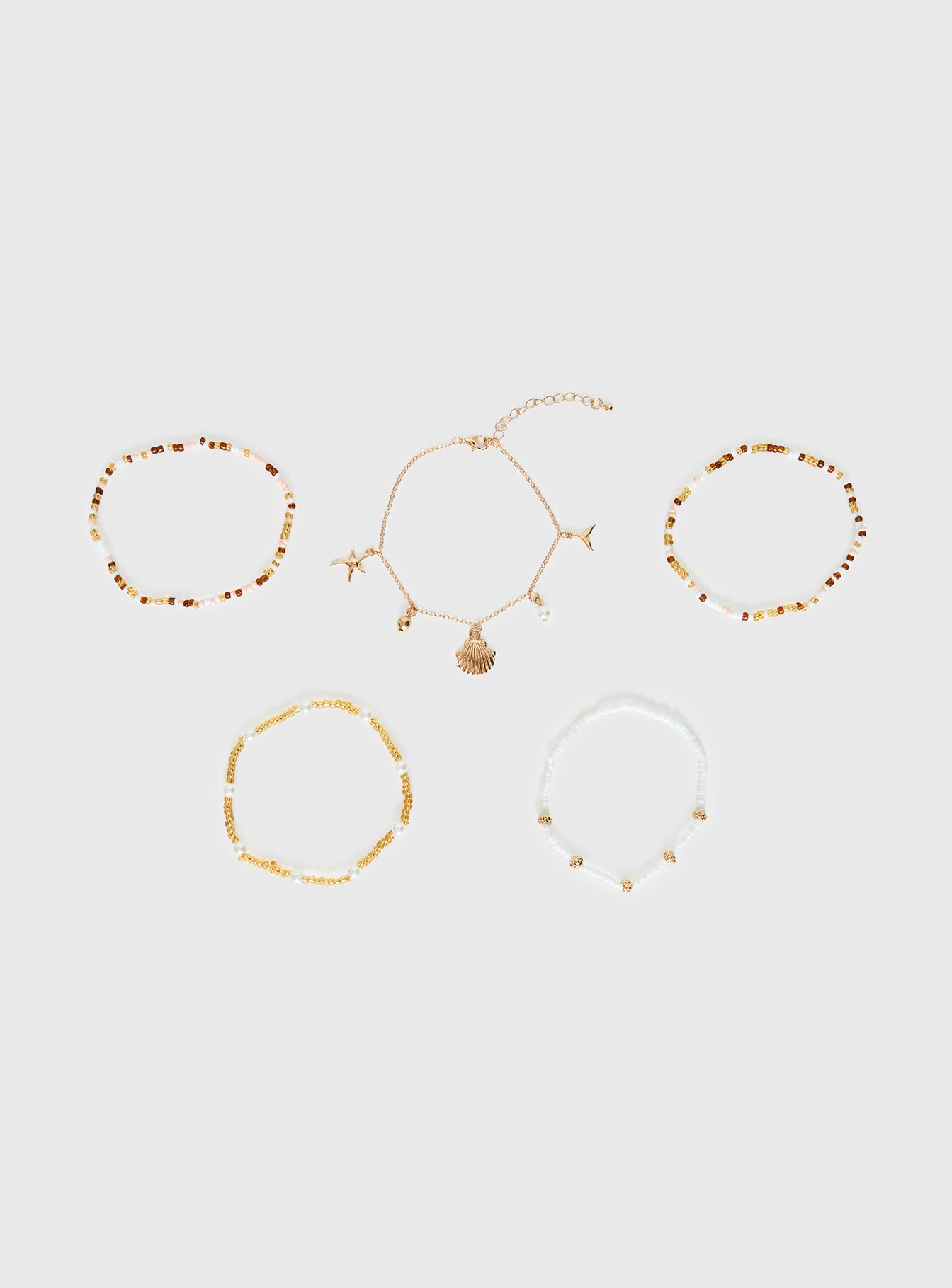 Alternative view of Baby I Know Anklet Pack Gold