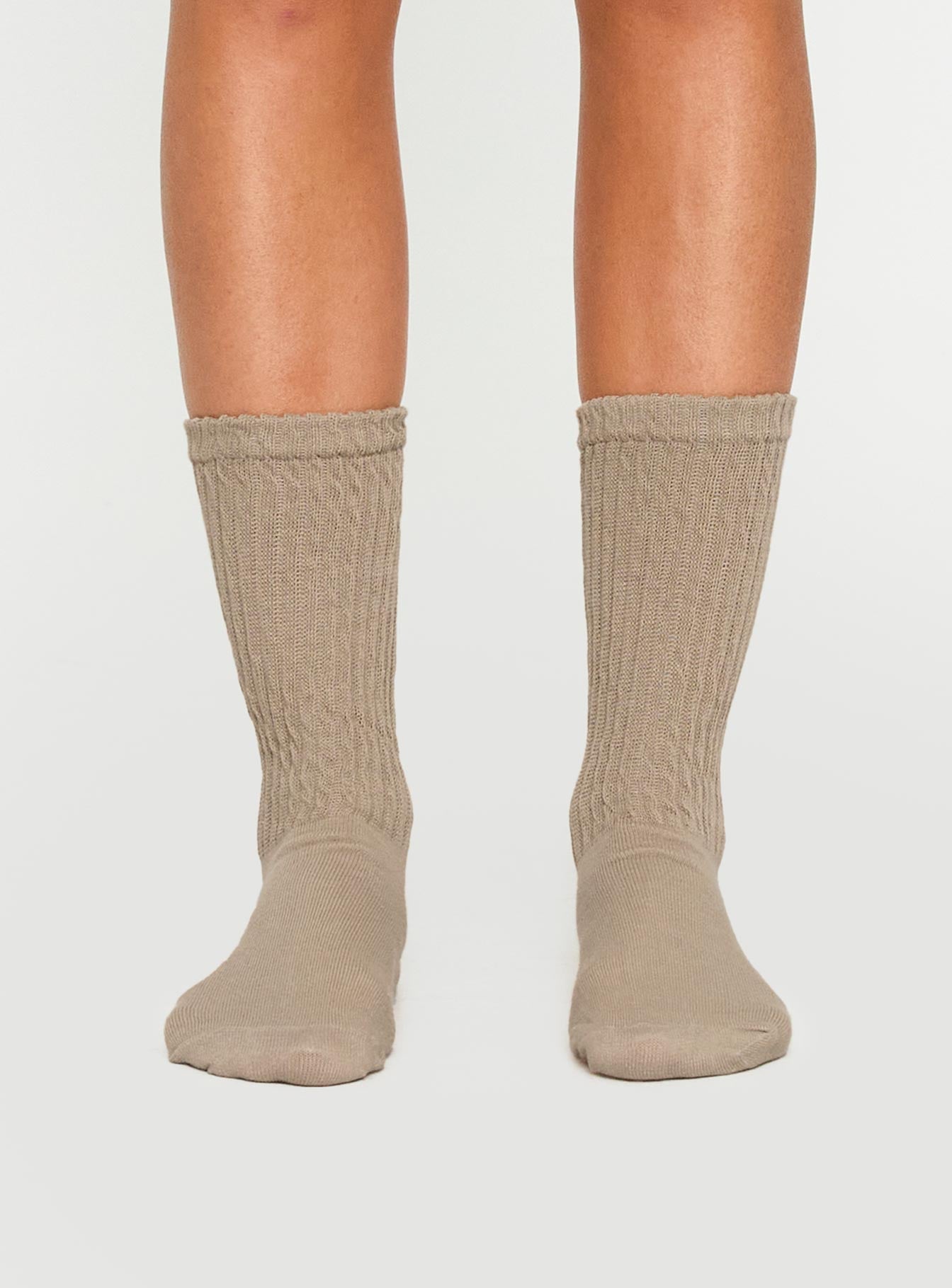 Alternative view of Back Around Socks Oat
