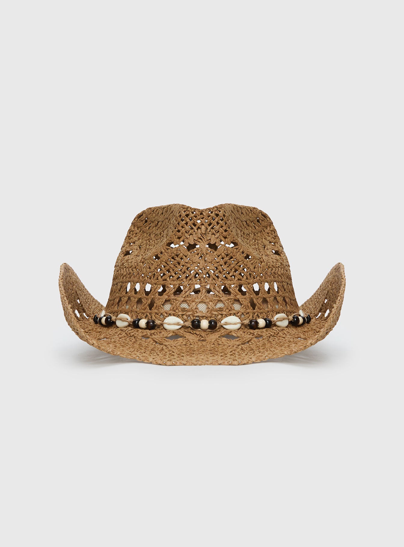 Alternative view of Azuria Straw Cowboy Hat Tan