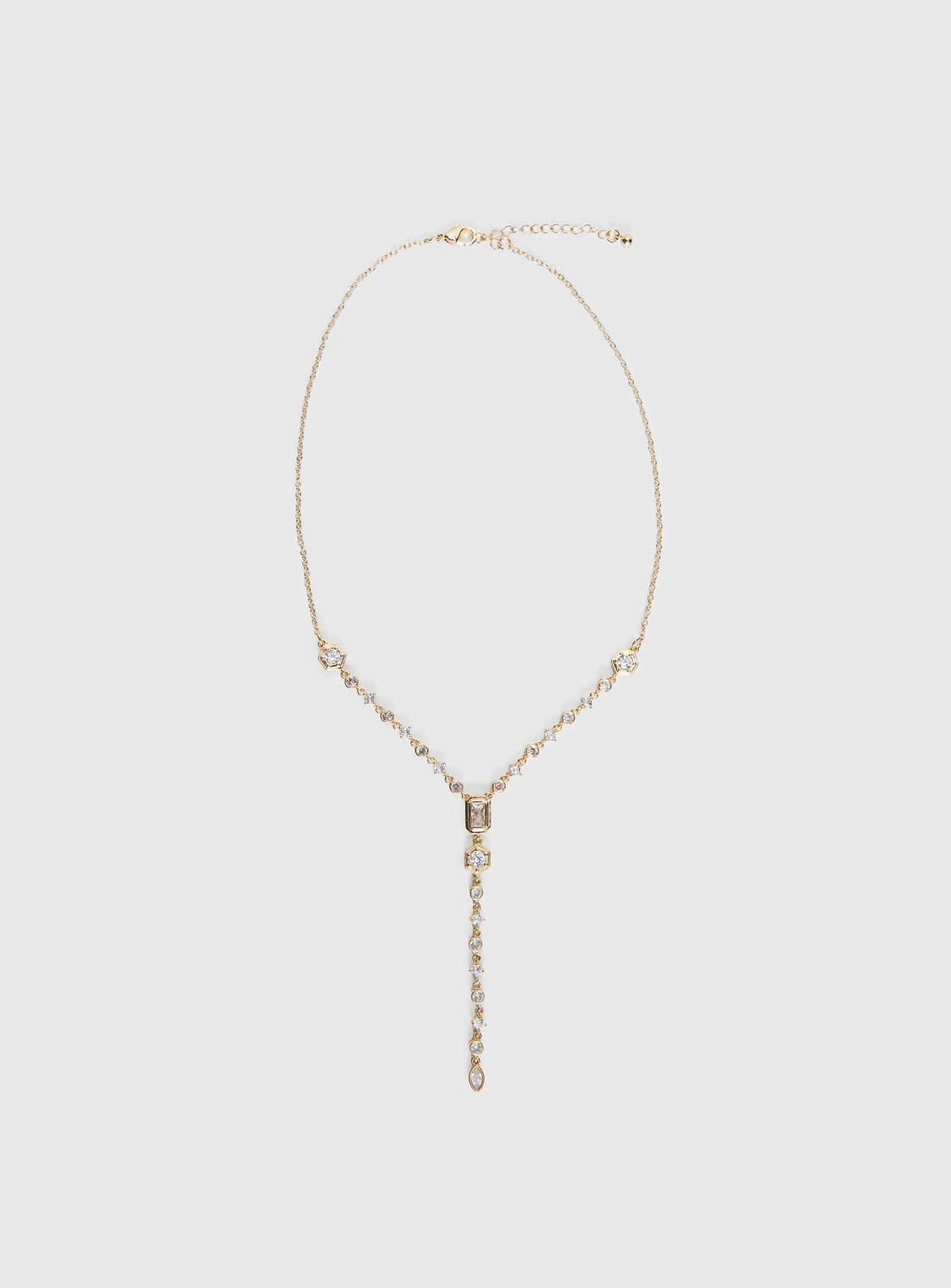 Alternative view of Arica Y Necklace Gold