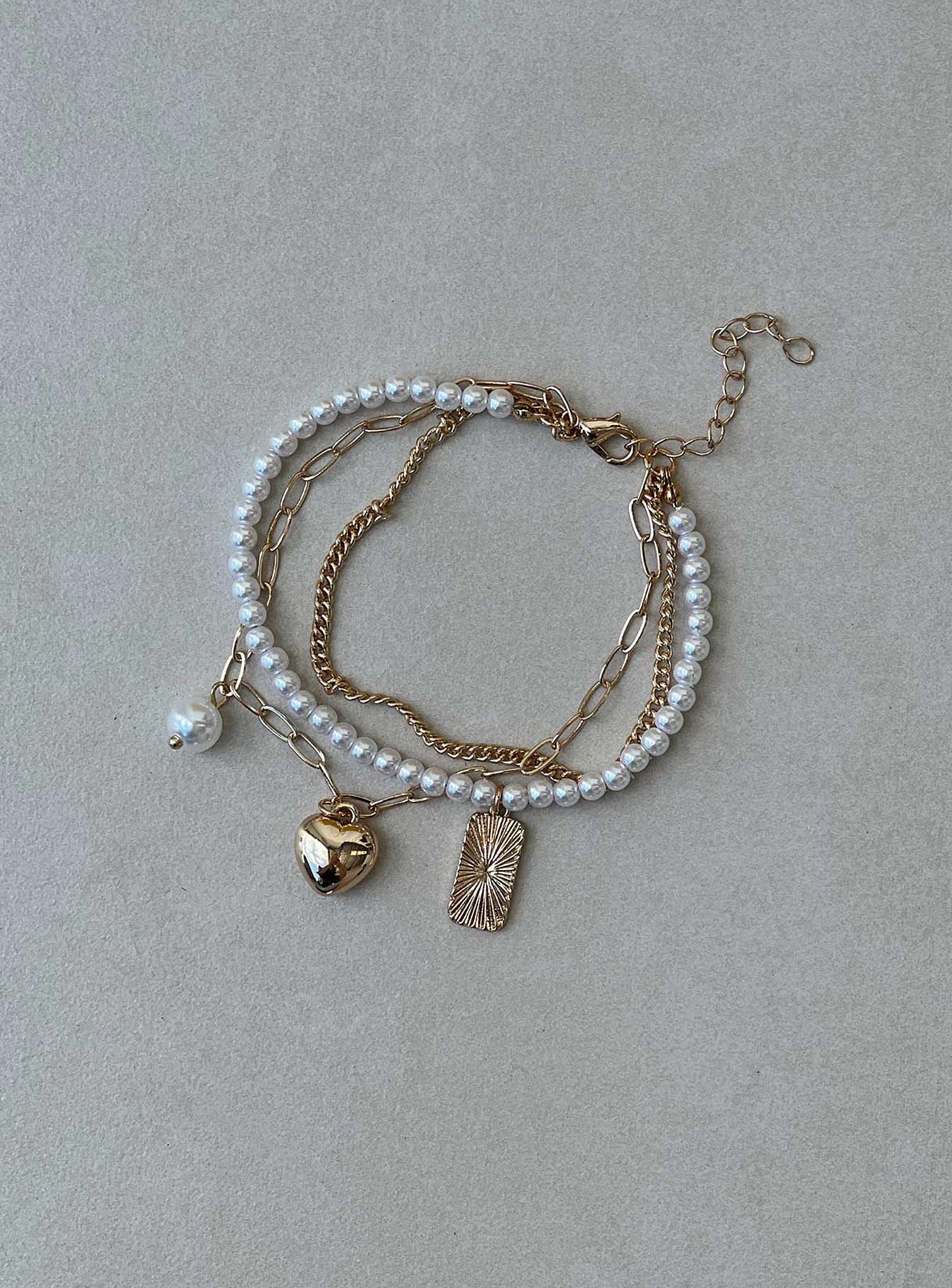 Alternative view of Daintree Charm Bracelet Gold
