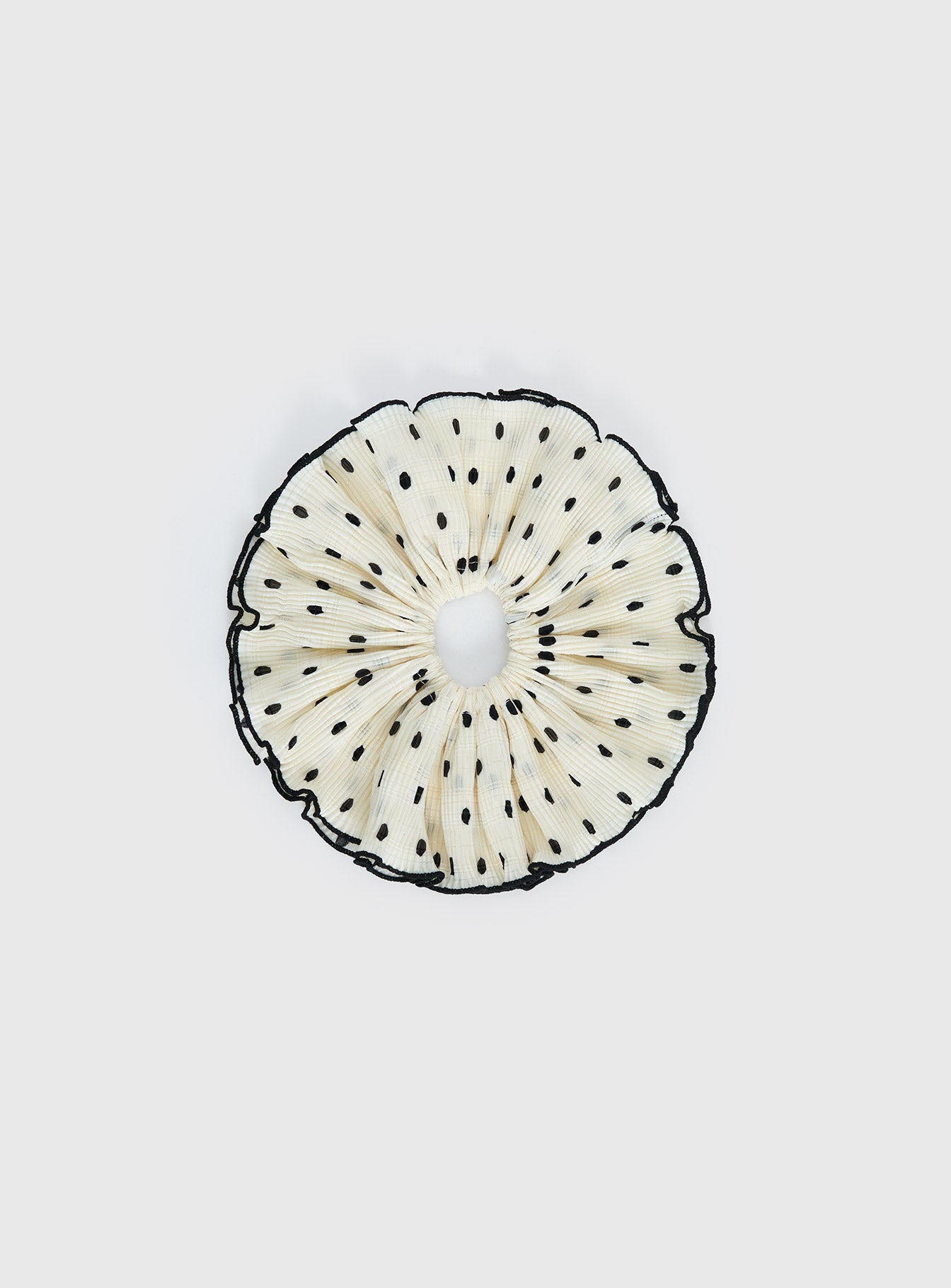 Alternative view of Greatest Gift Scrunchie White Polka Dot