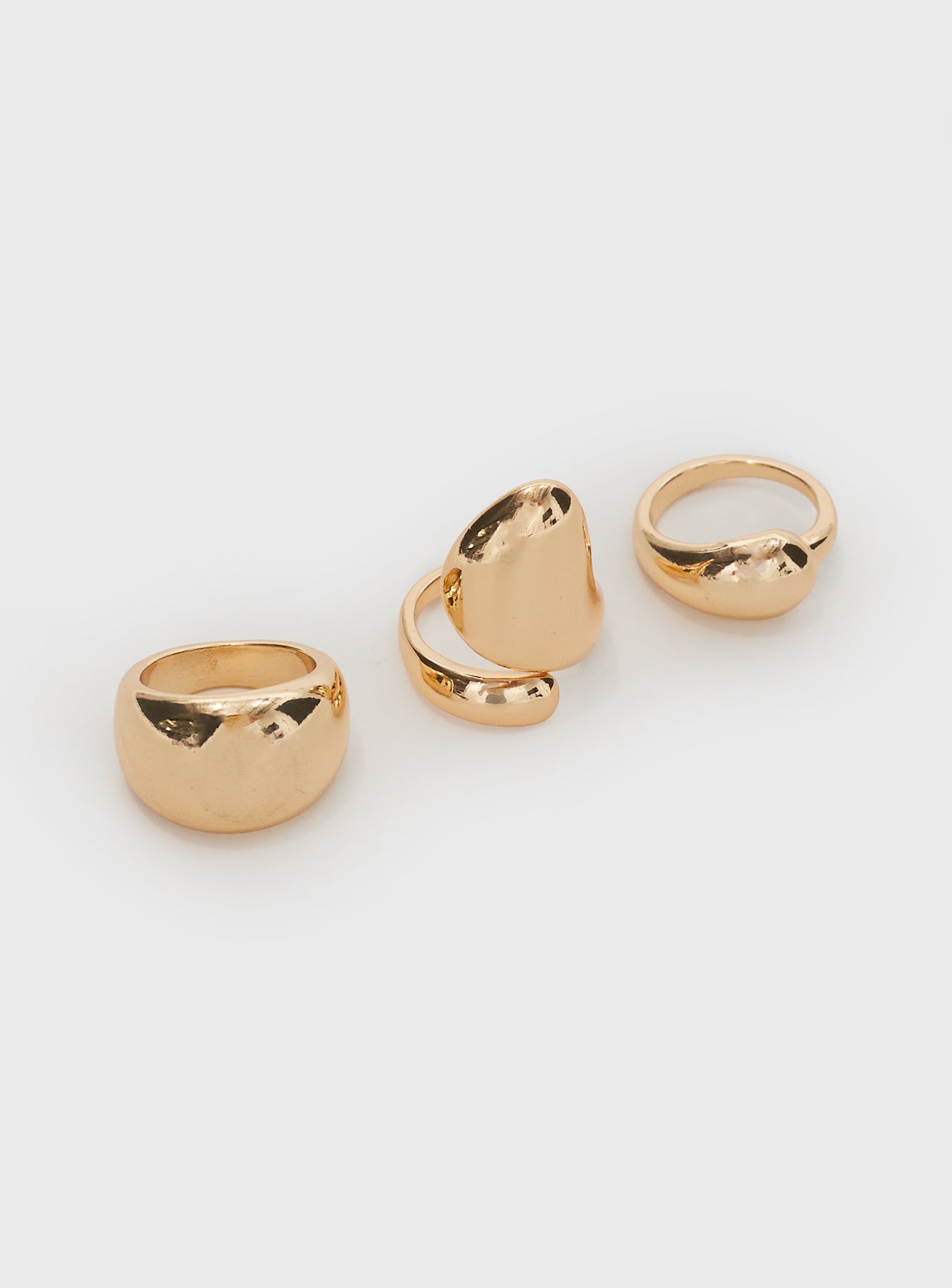 Alternative view of Elettra Ring Pack Gold