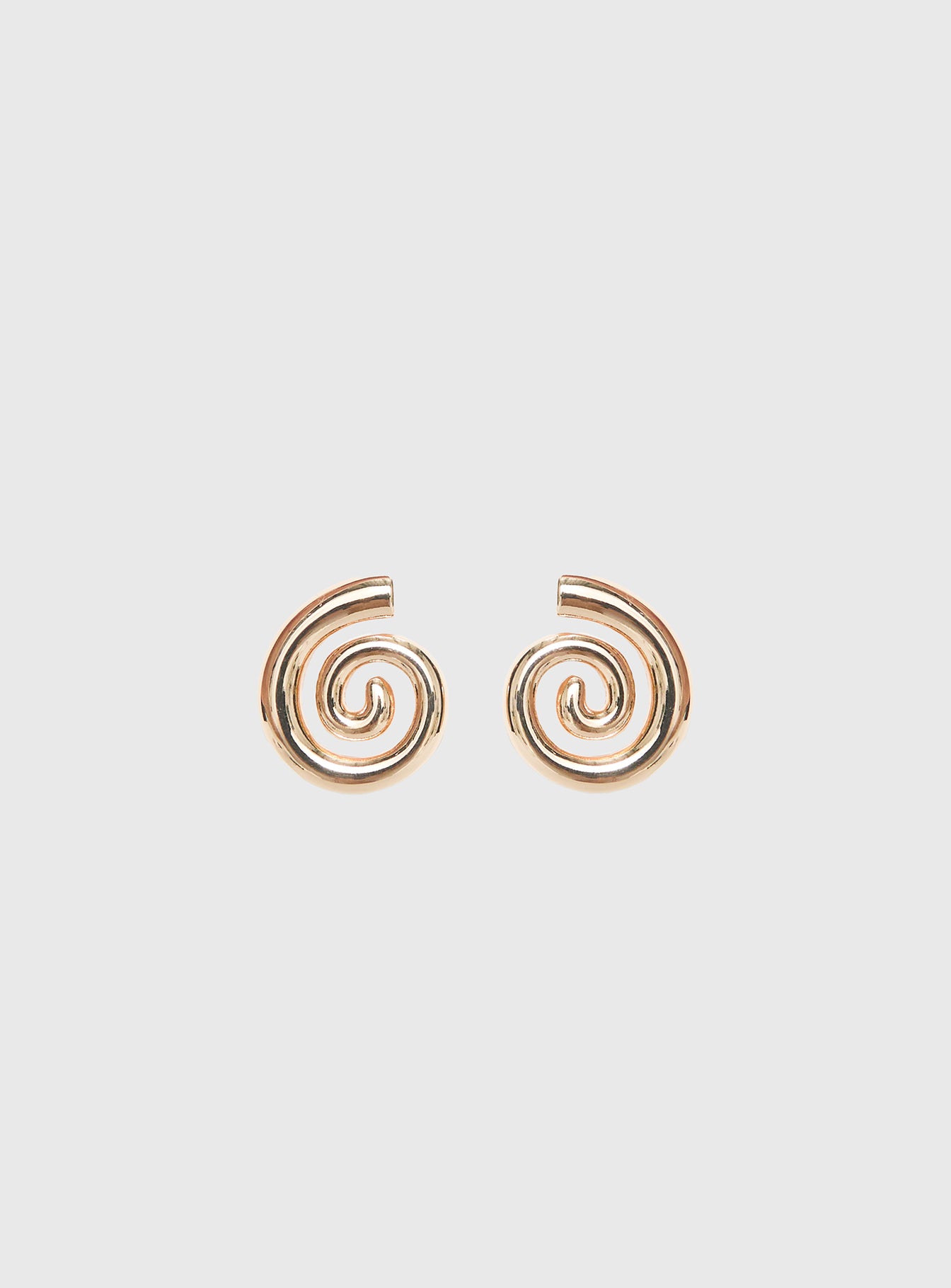 Alternative view of Ameleah Spiral Earrings Gold