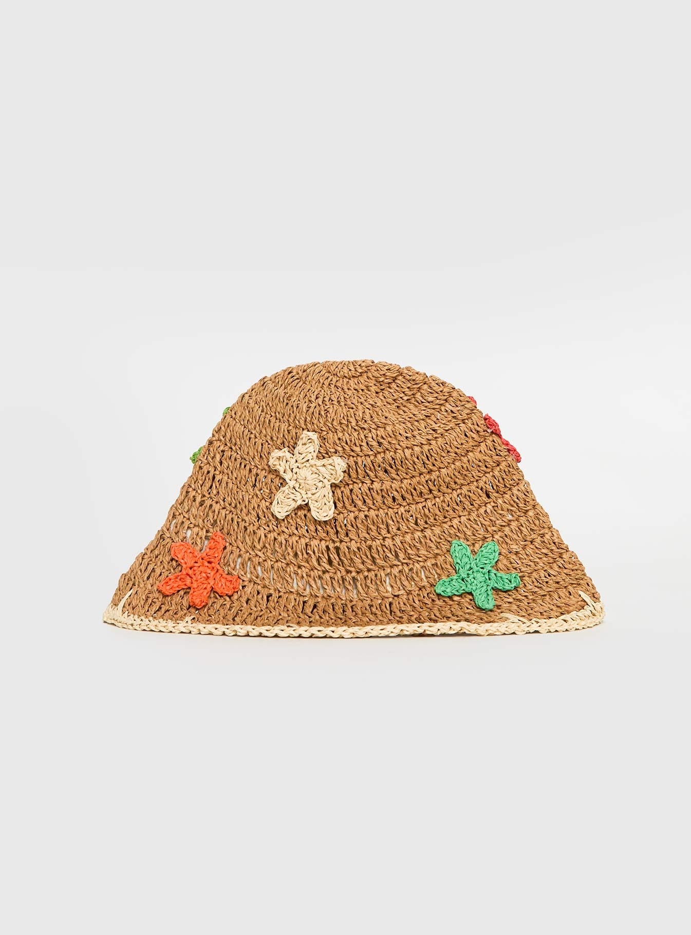 Alternative view of Blossomia Rattan Bucket Hat Tan
