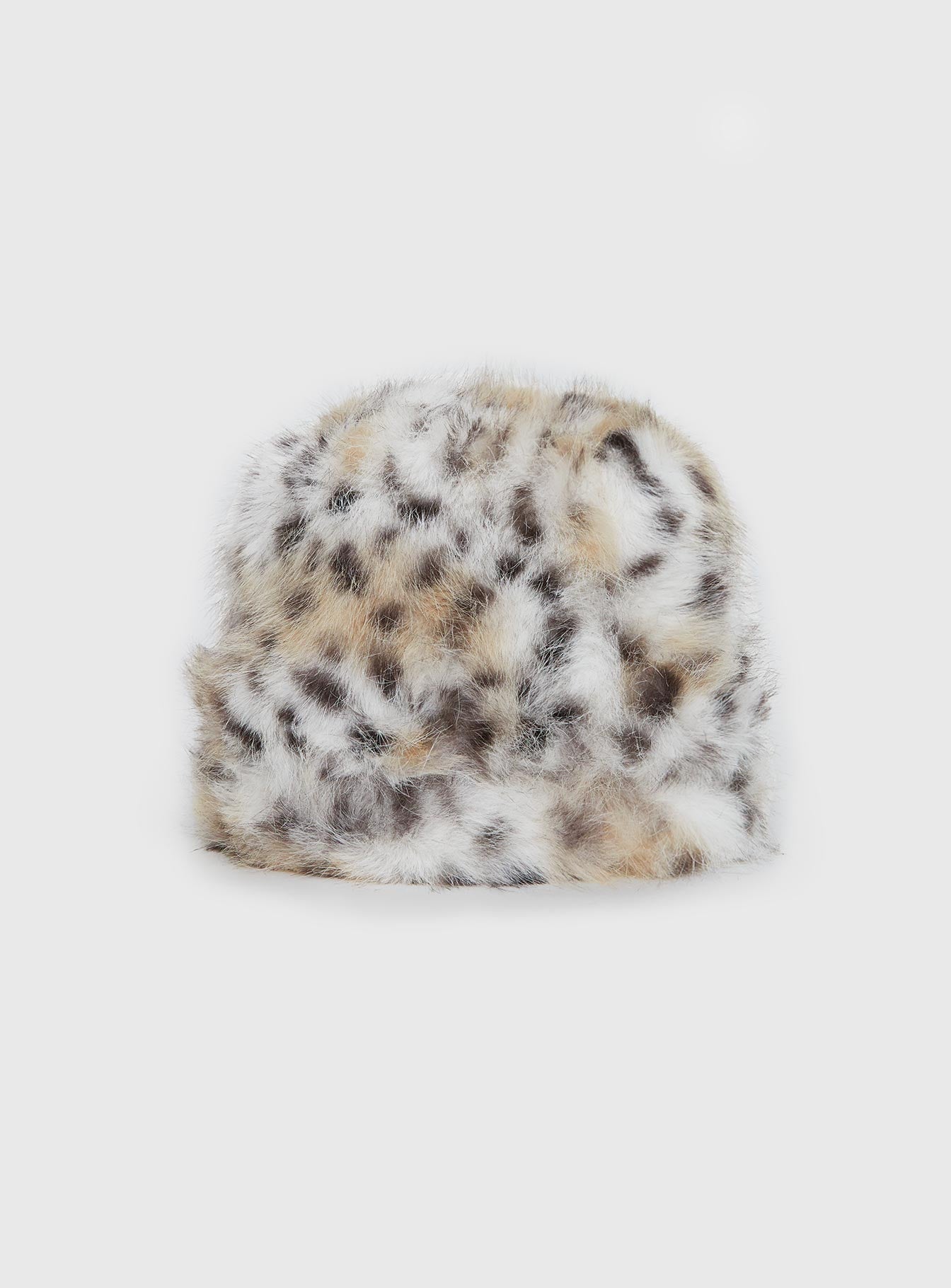 Alternative view of Birkley Fluffy Hat Leopard