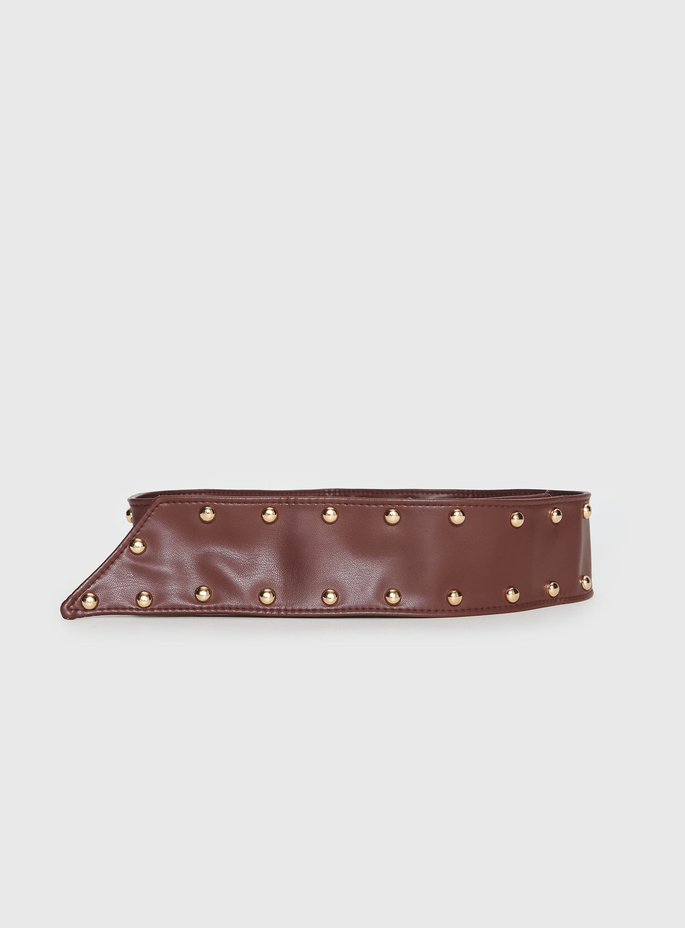 Alternative view of City Of Dreams Faux Leather Belt Brown / Gold