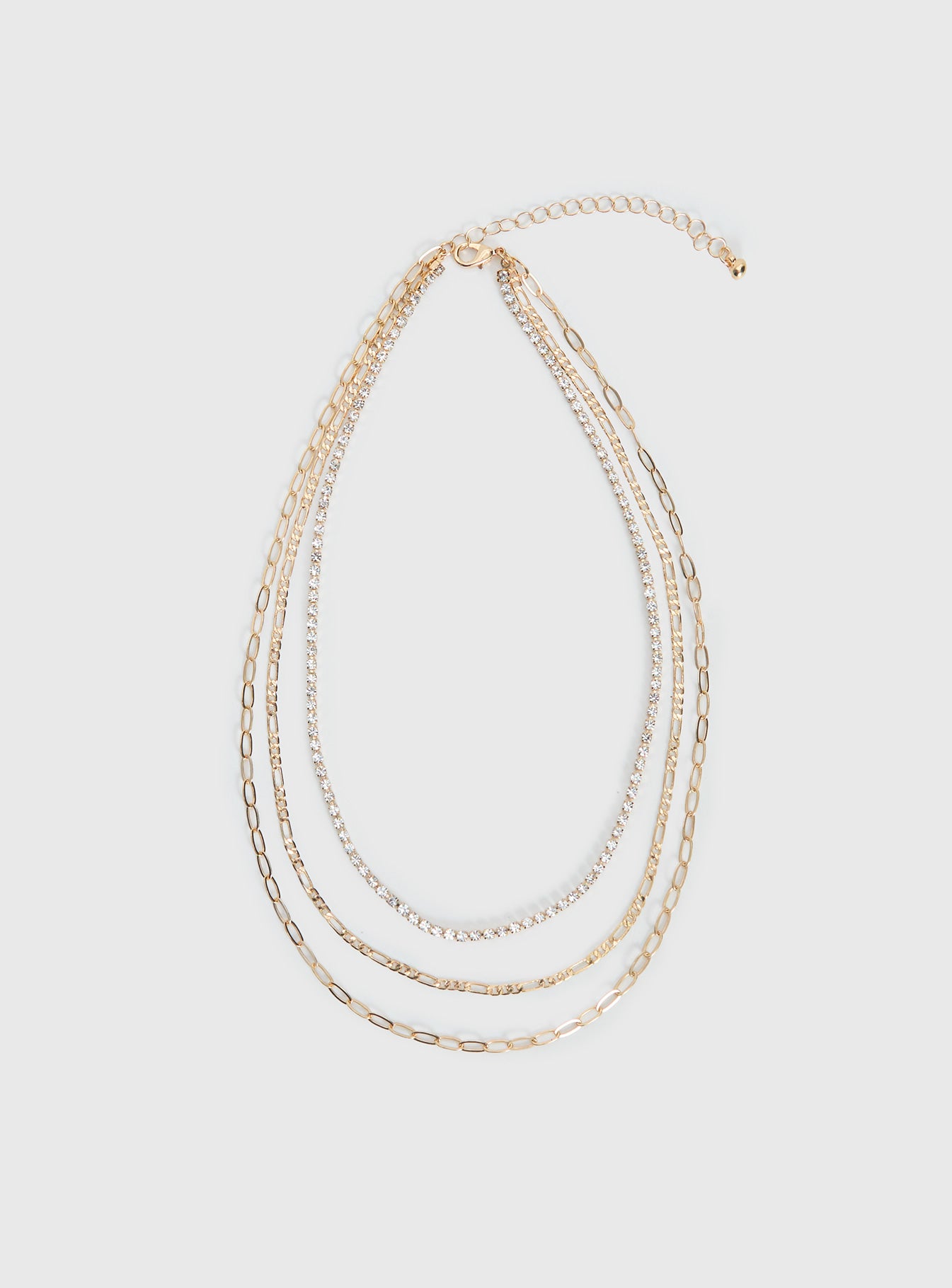 Alternative view of Gleaming Necklace Gold