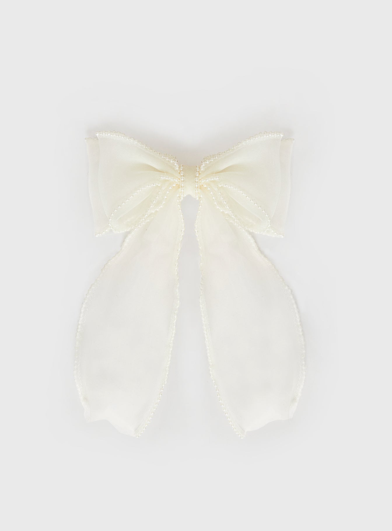 Alternative view of Emorie Hair Bow White