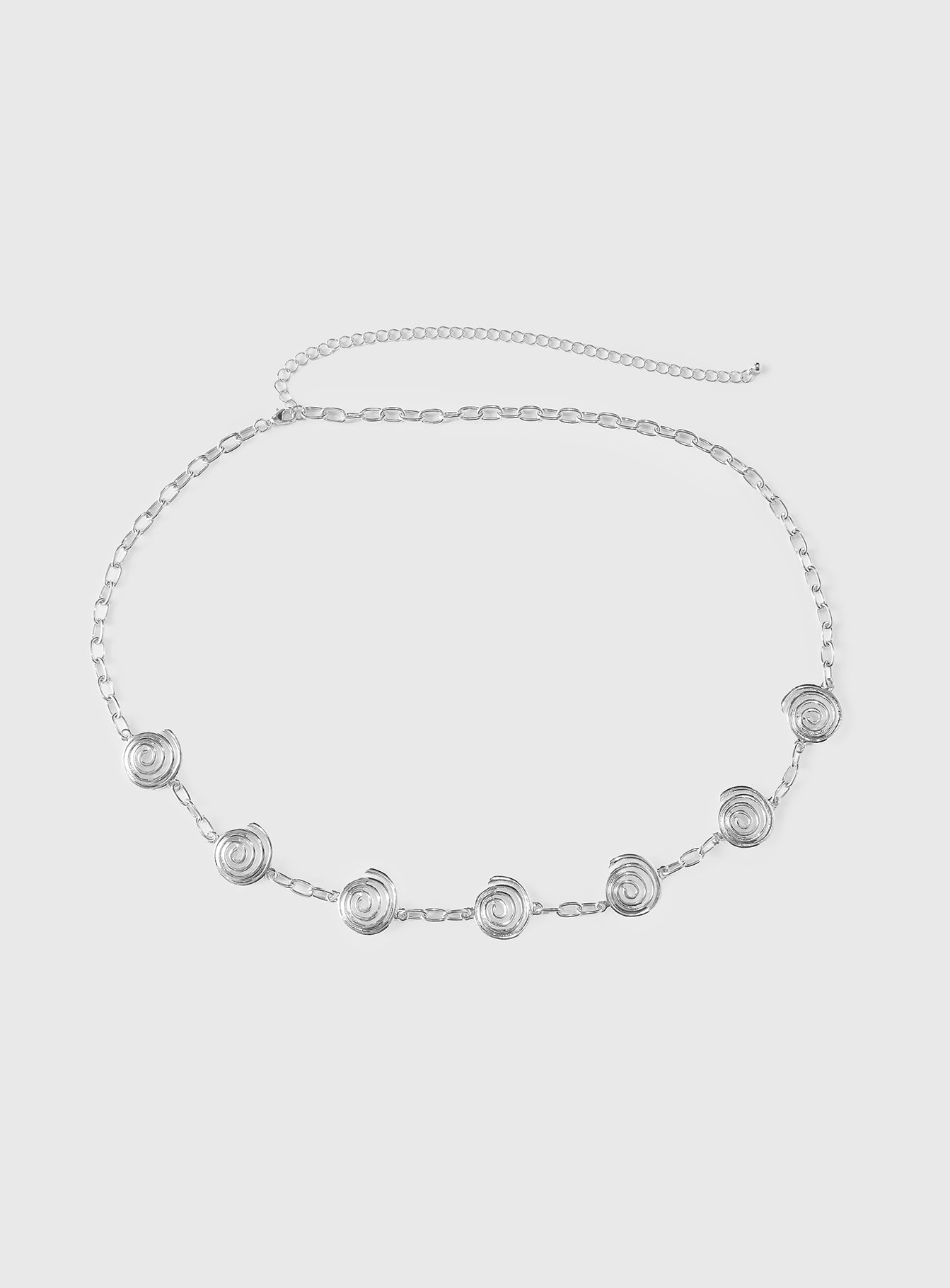 Alternative view of Afterglow Spiral Belt Silver