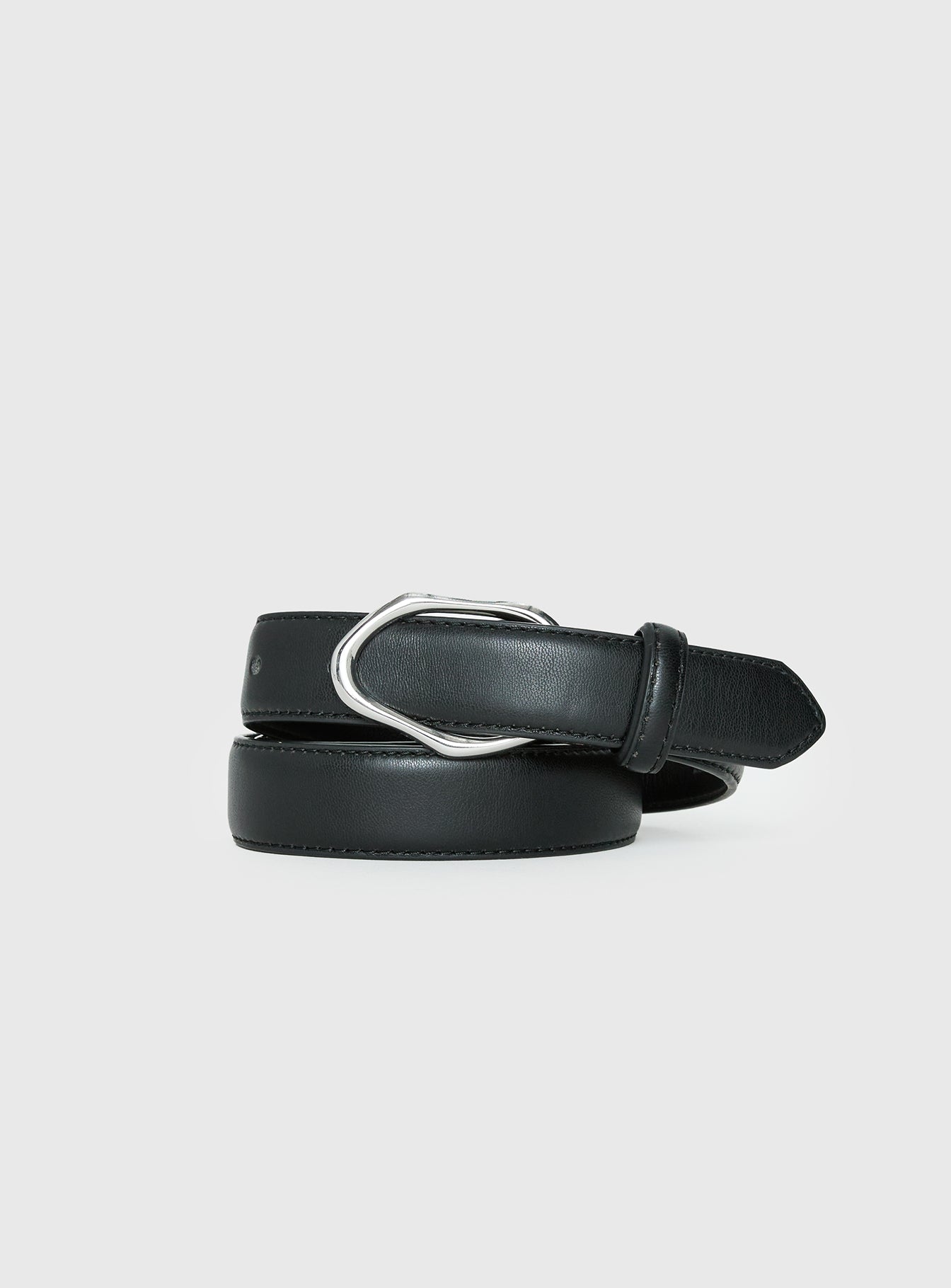 Alternative view of Elenna Faux Leather Belt Black / Silver