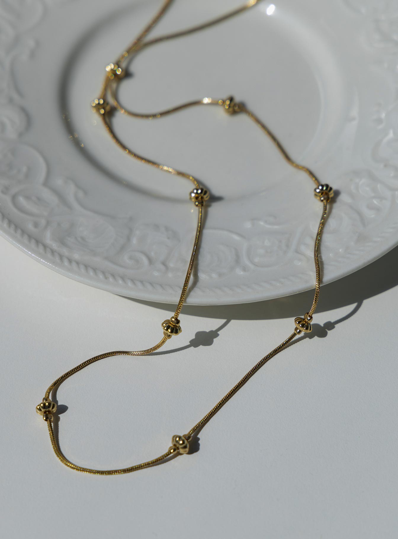 Alternative view of Coltrane Chain Belt Gold
