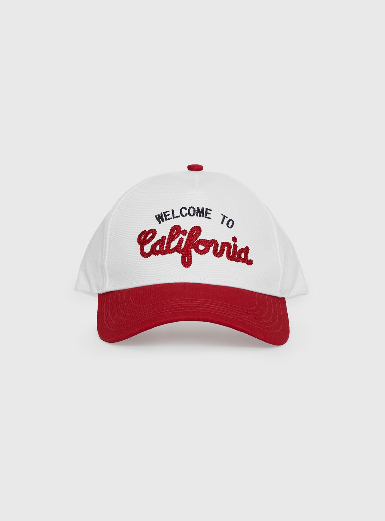 Alternative view of California Trucker Hat Red / White