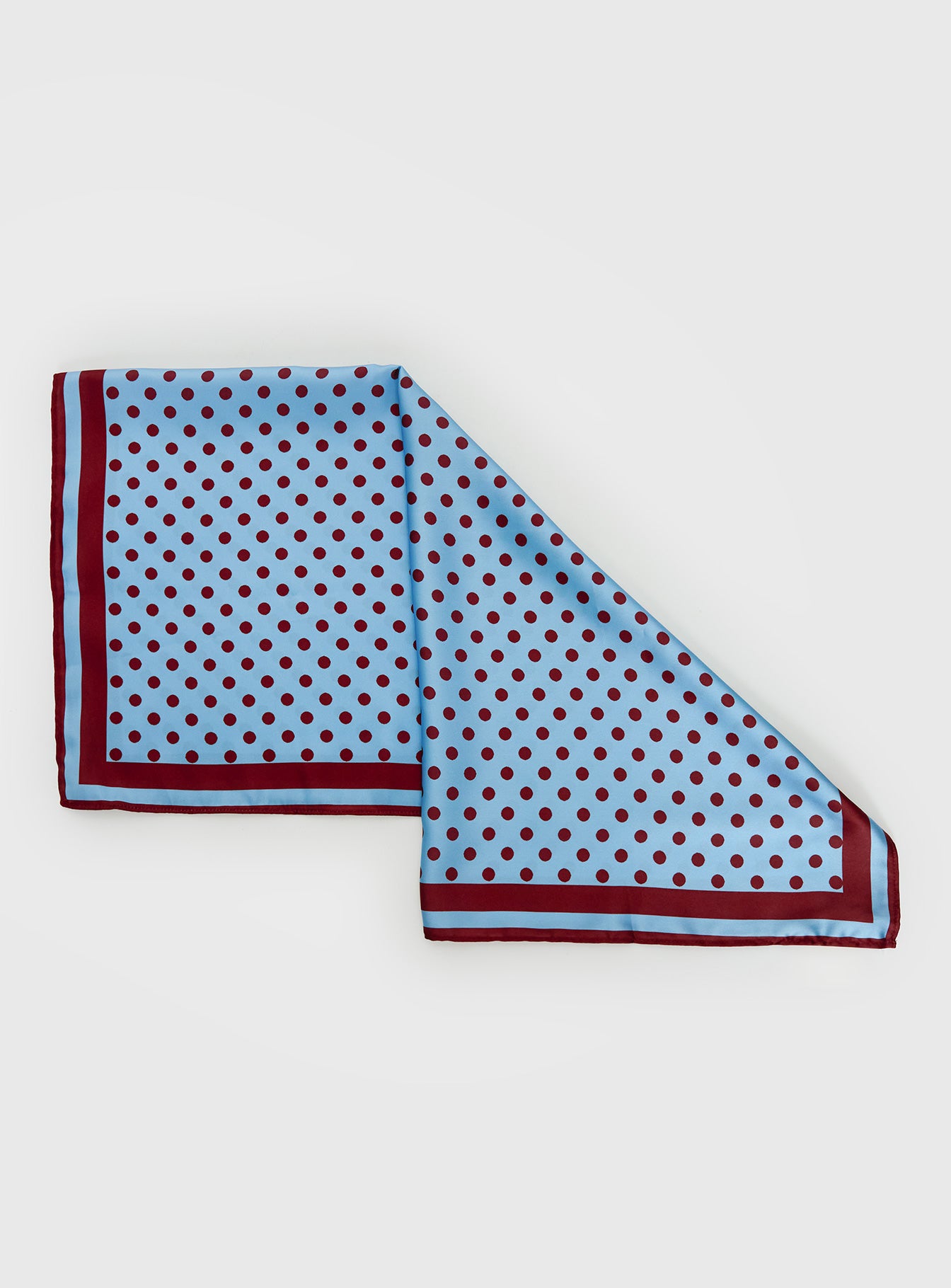 Alternative view of Hyacinthe Scarf Blue Polka