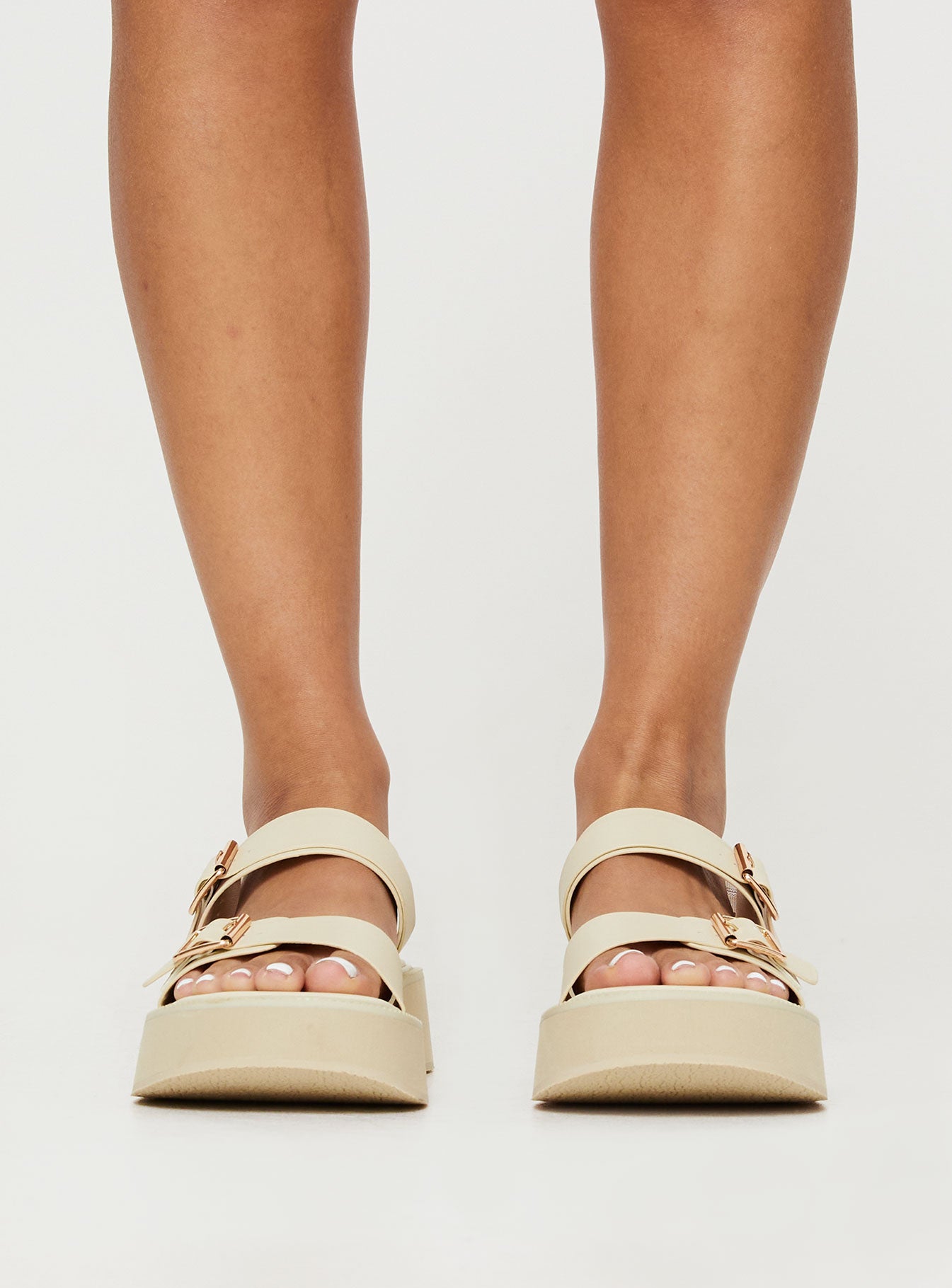 Alternative view of Aja Sandals Cream