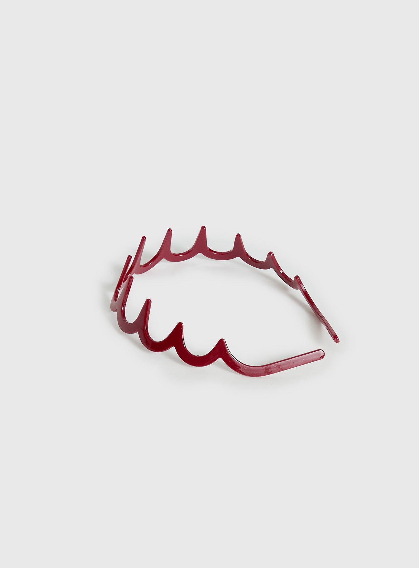 Alternative view of Demie Headband Burgundy