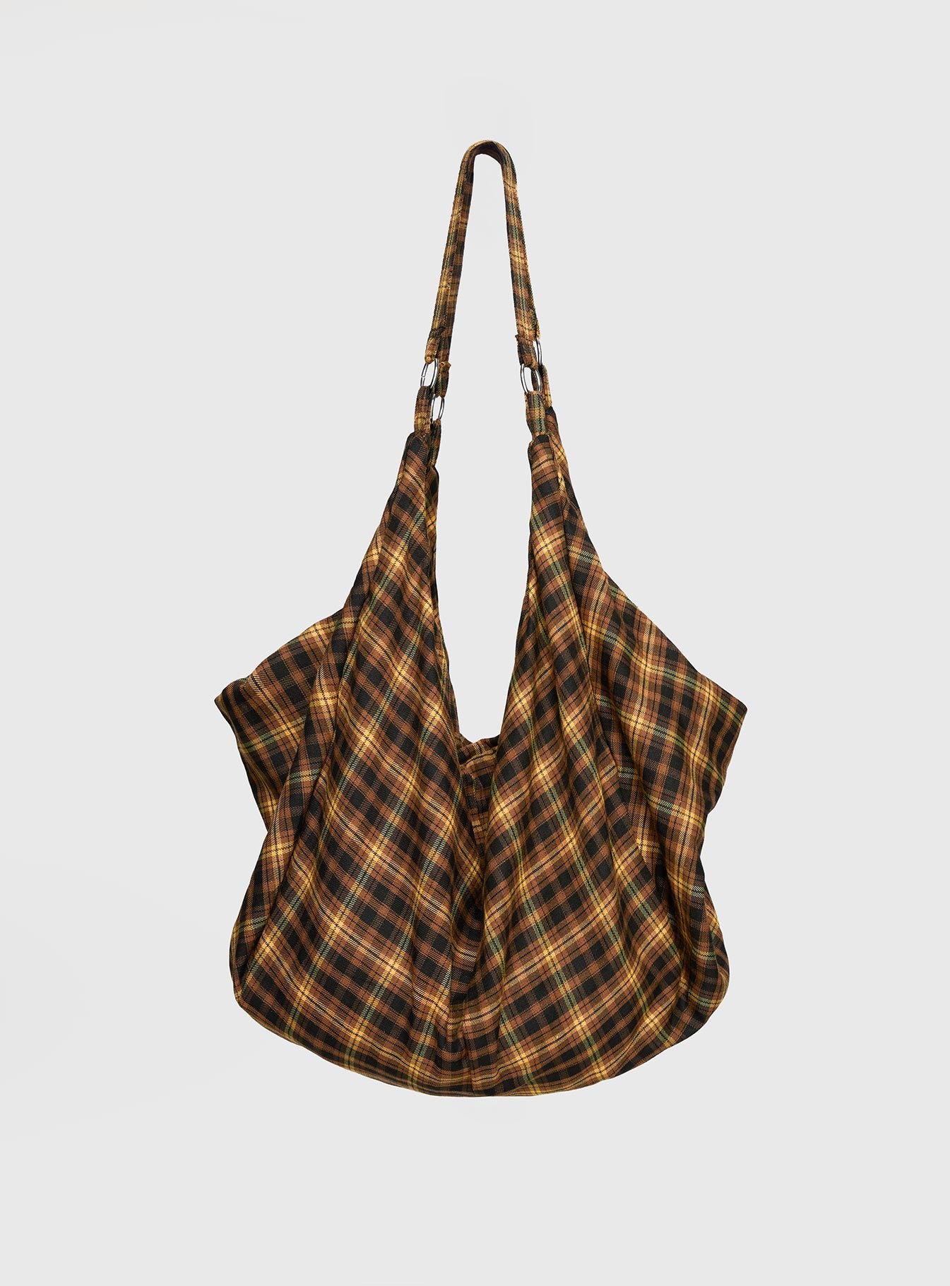 Alternative view of Catch Up Oversized Tote Bag Yellow Check