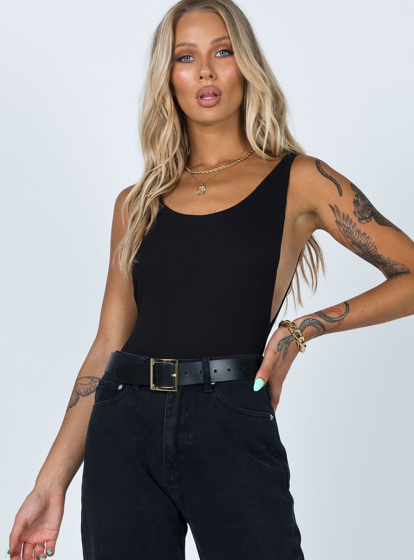 Alternative view of Yolando Bodysuit Black
