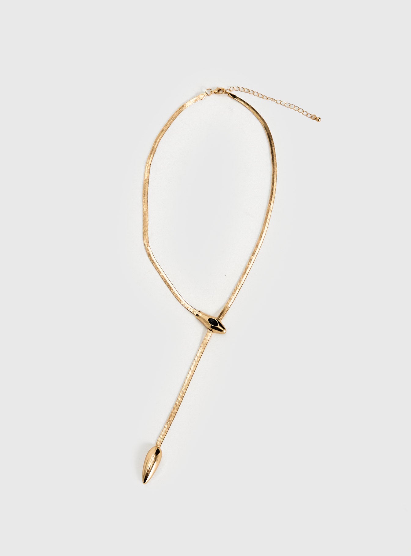 Alternative view of Emilea Y Necklace Gold