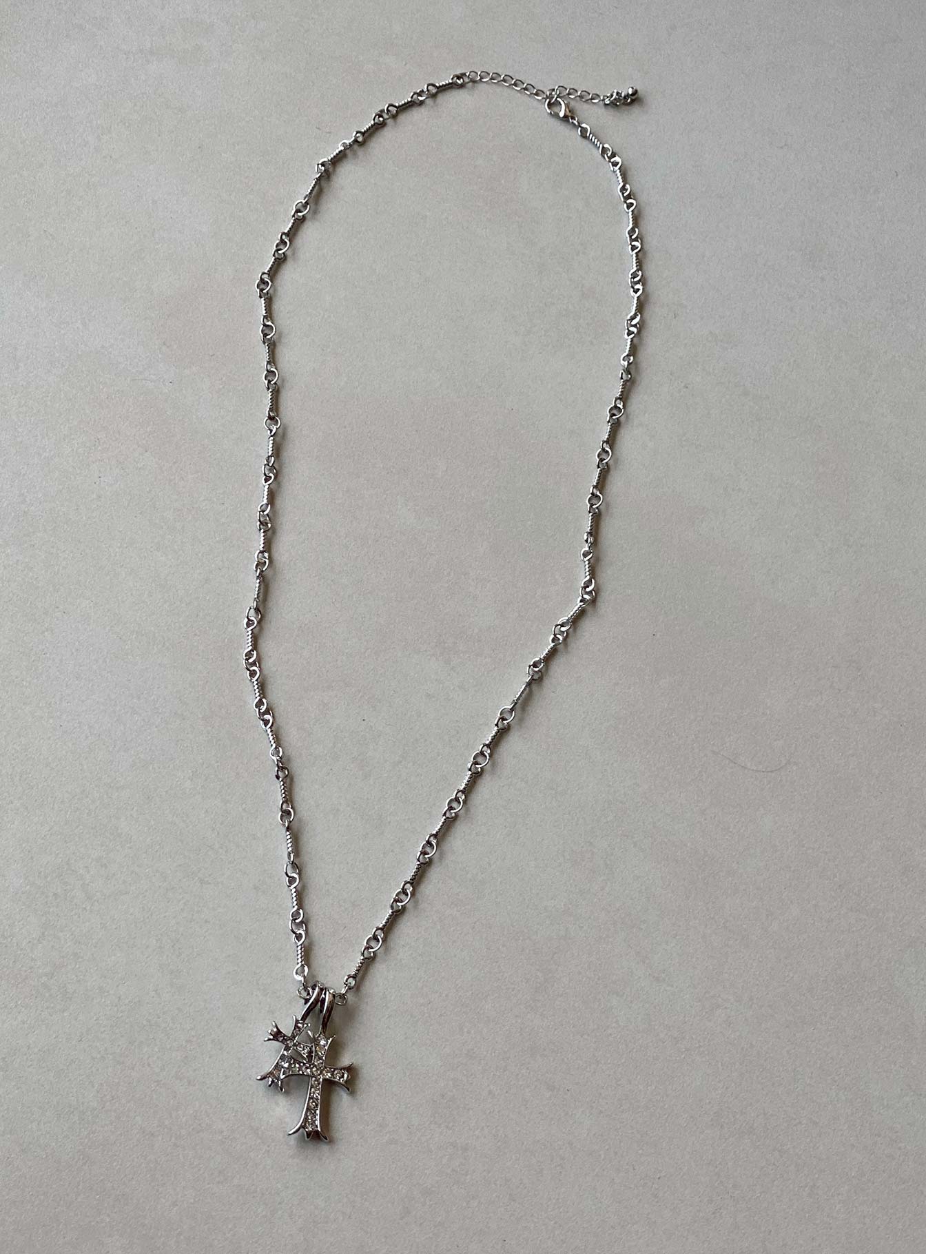 Alternative view of Curtis Cross Necklace Silver