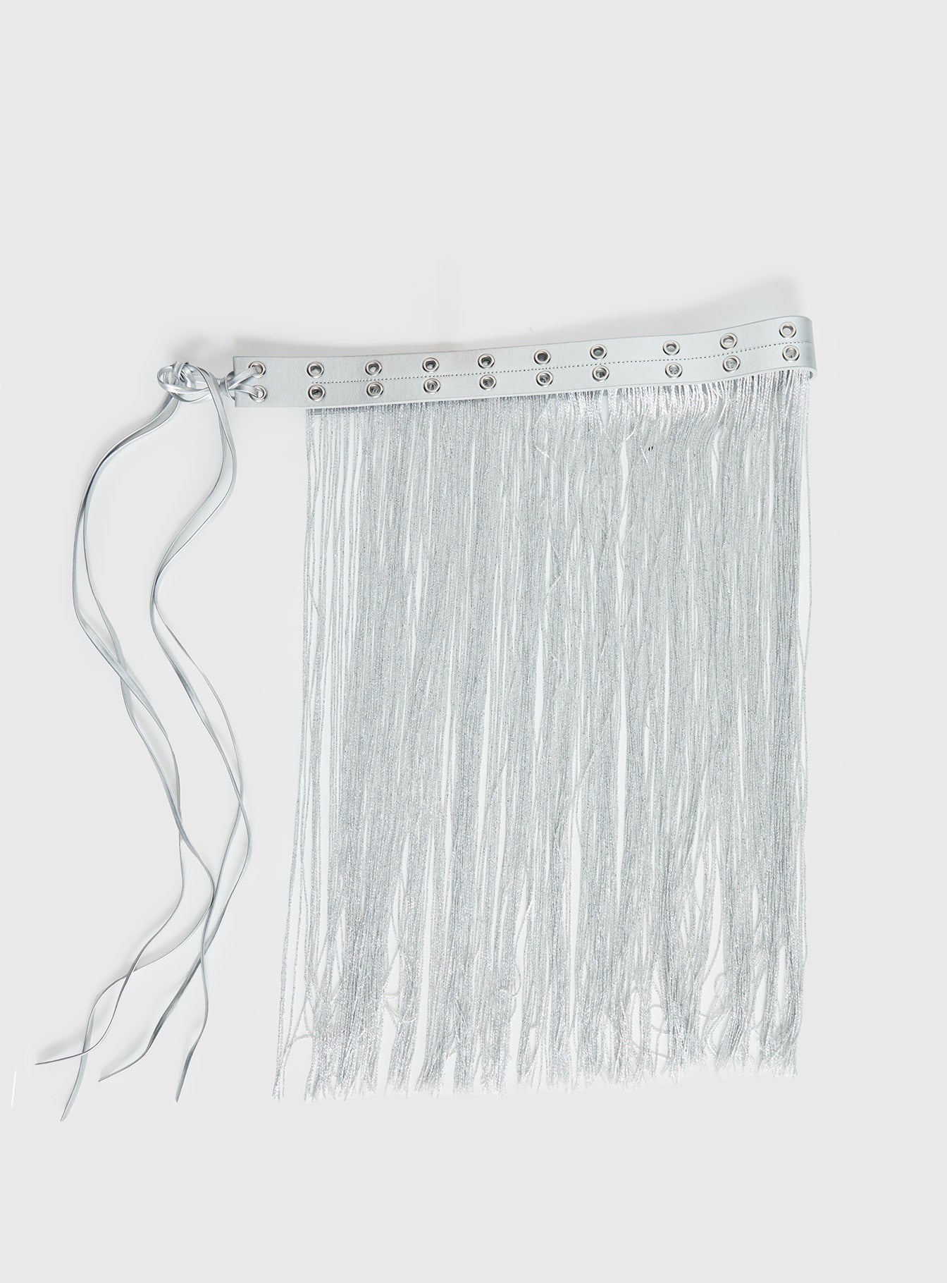 Alternative view of Artemas Studded Tassel Belt Silver