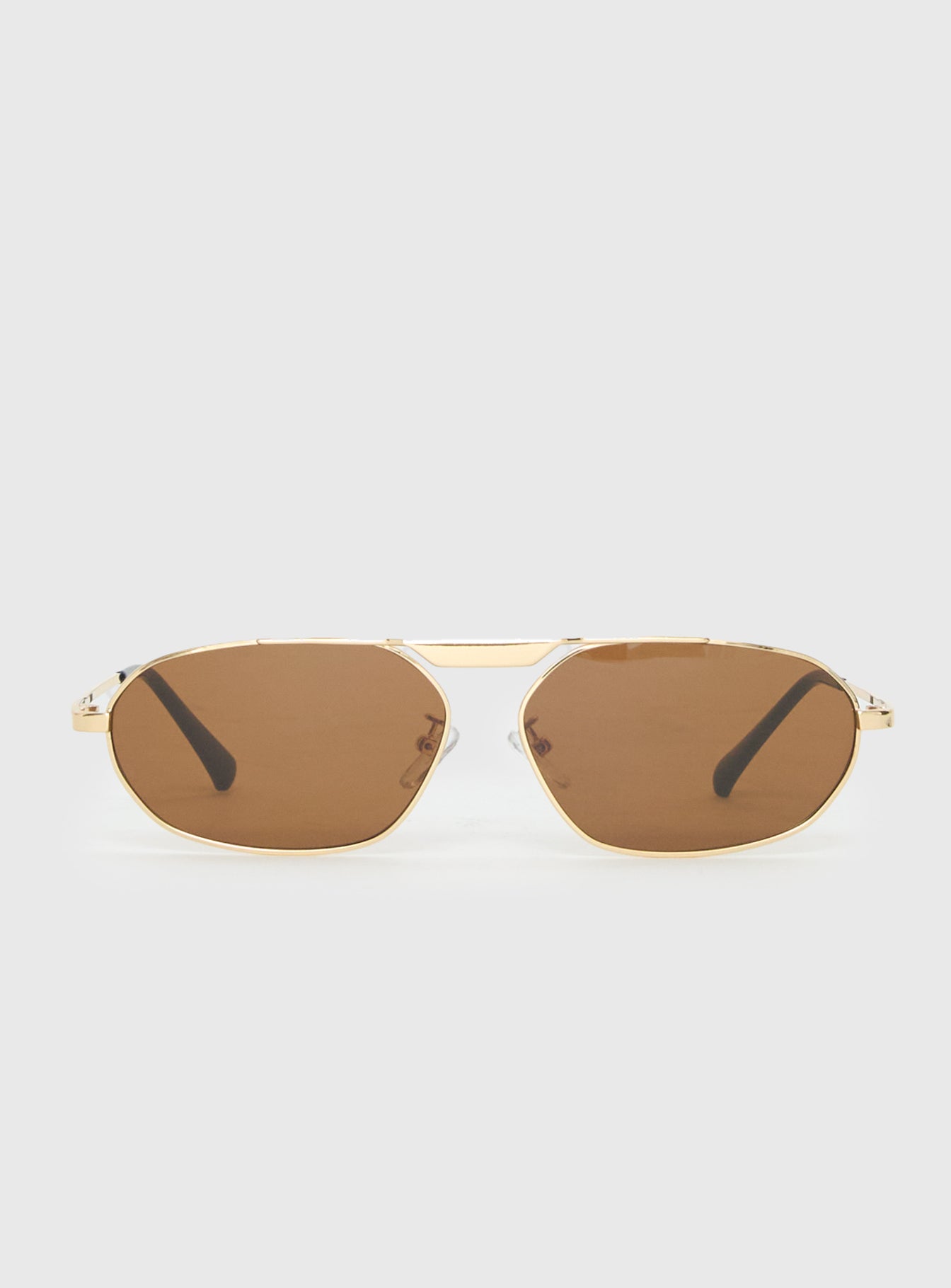 Alternative view of Elegance Sunglasses Gold / Brown