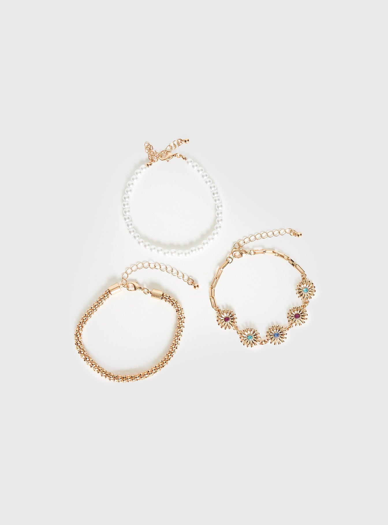 Alternative view of Del Rio Layered Bracelet Gold