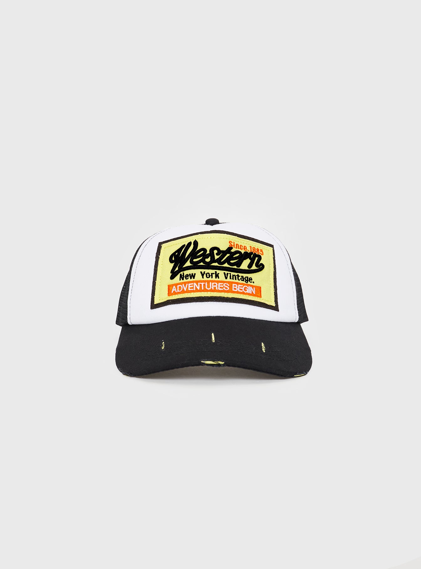 Alternative view of Adventures Trucker Hat Black