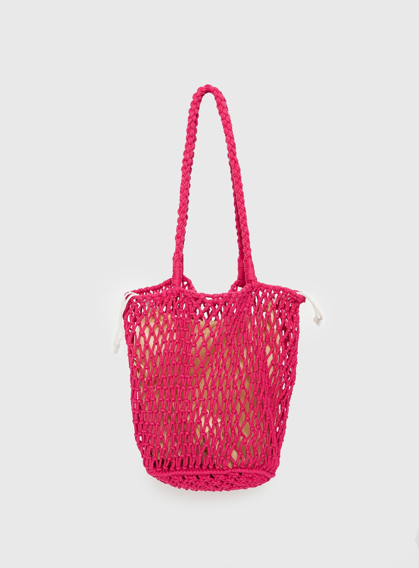 Alternative view of Deylin Woven Tote Bag Pink