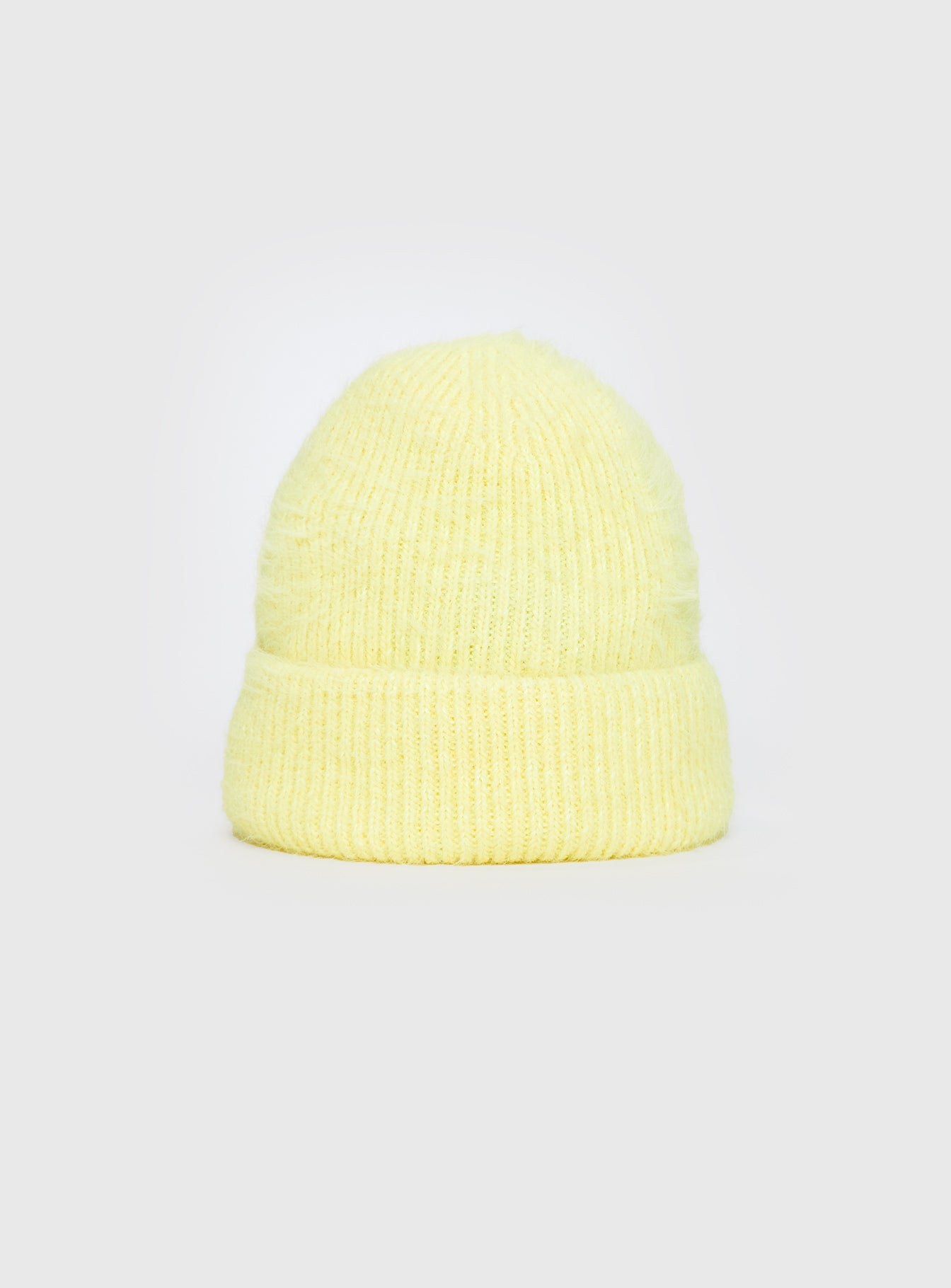 Alternative view of Kalyn Fluffy Beanie Lemon