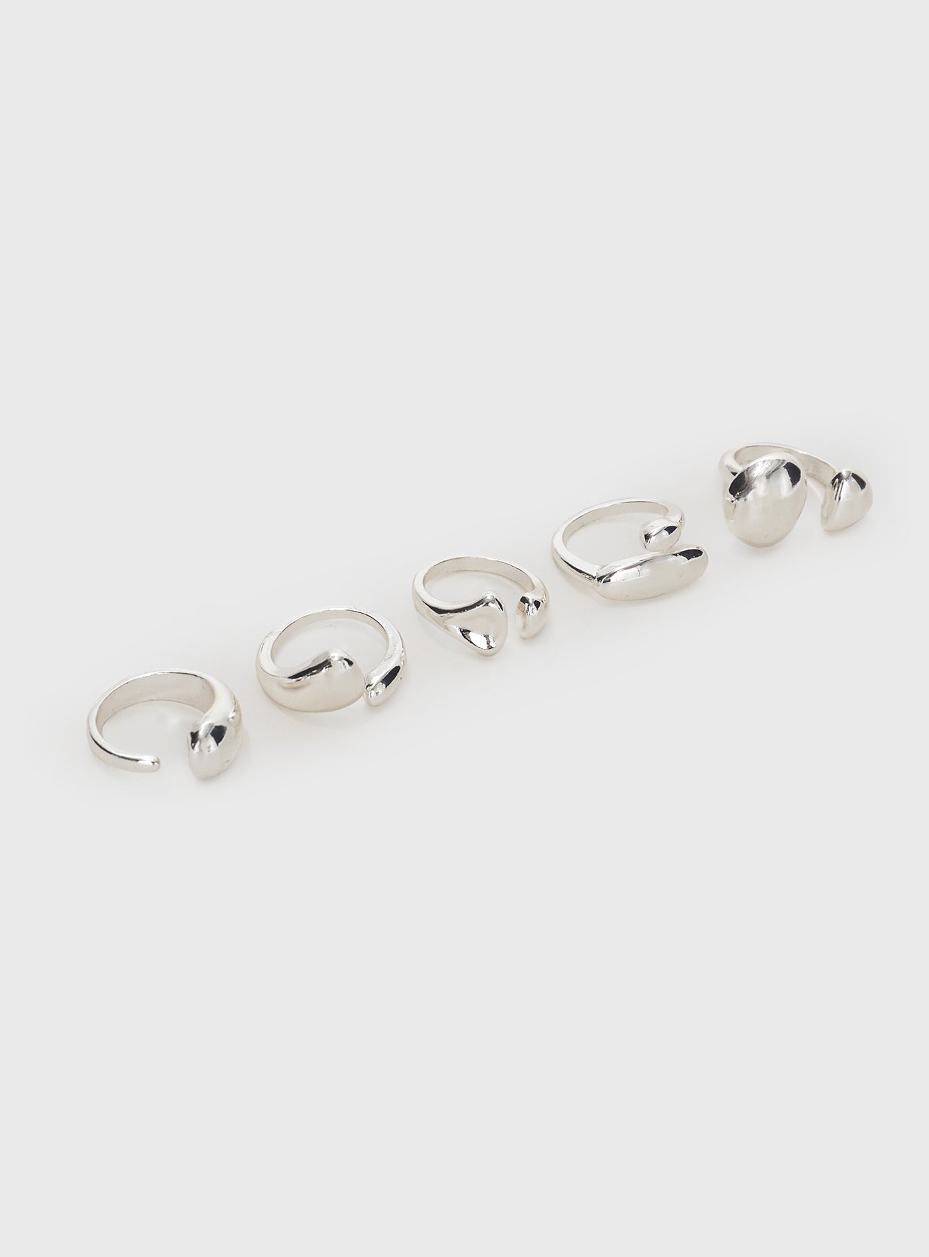 Alternative view of Bubble Ring Pack Silver