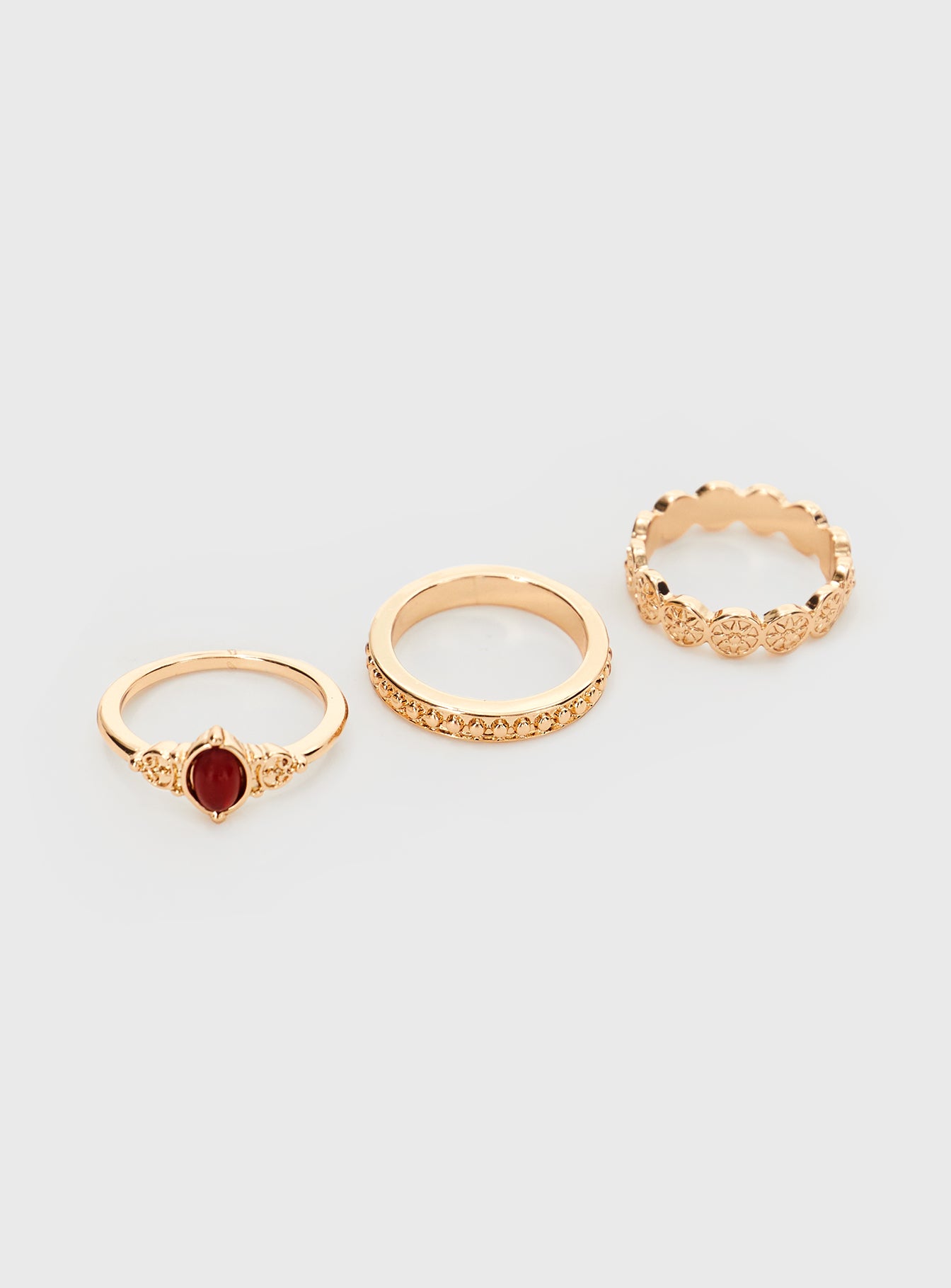 Alternative view of Khaos Ring Pack Gold