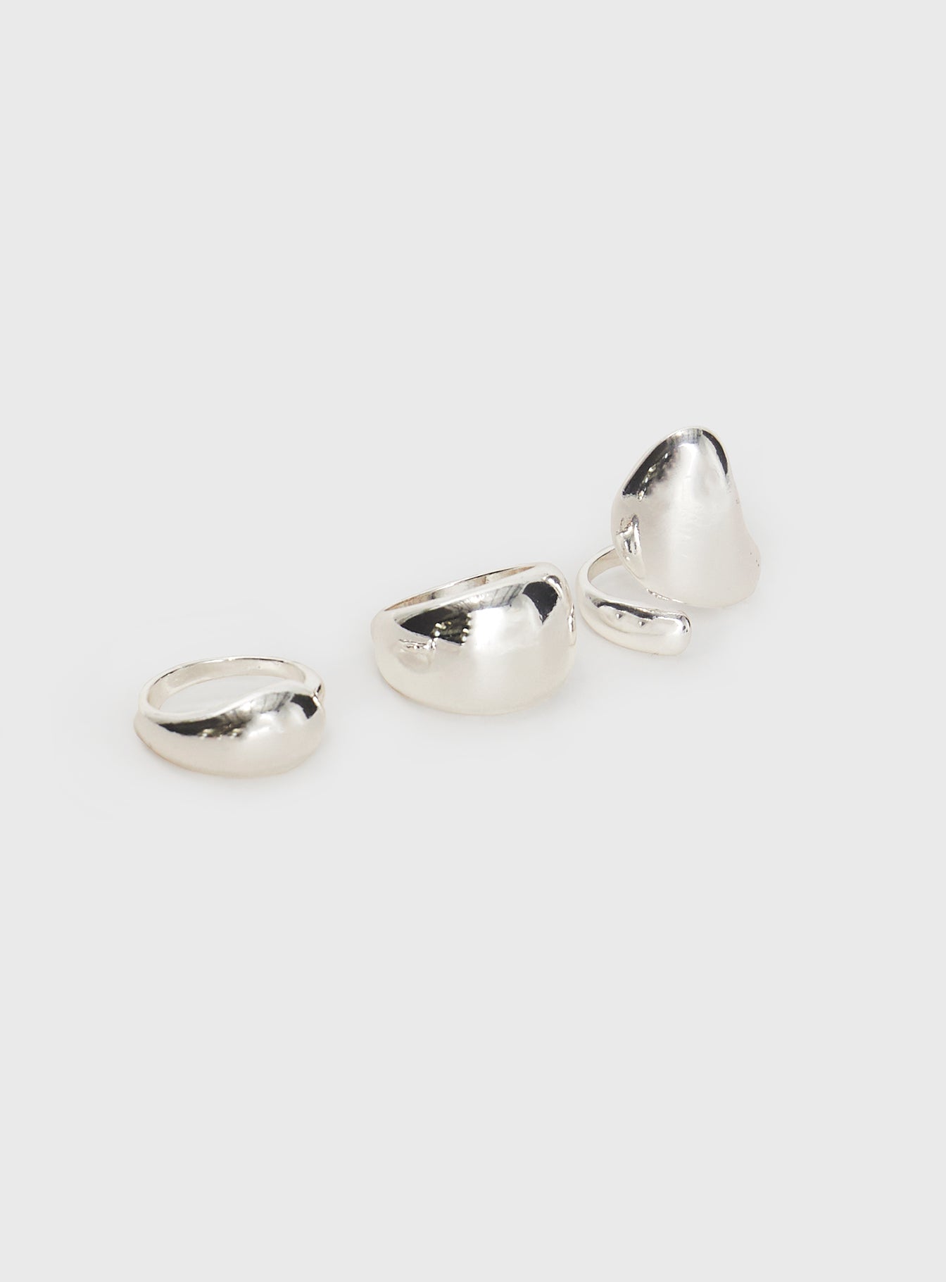 Alternative view of Elettra Ring Pack Silver