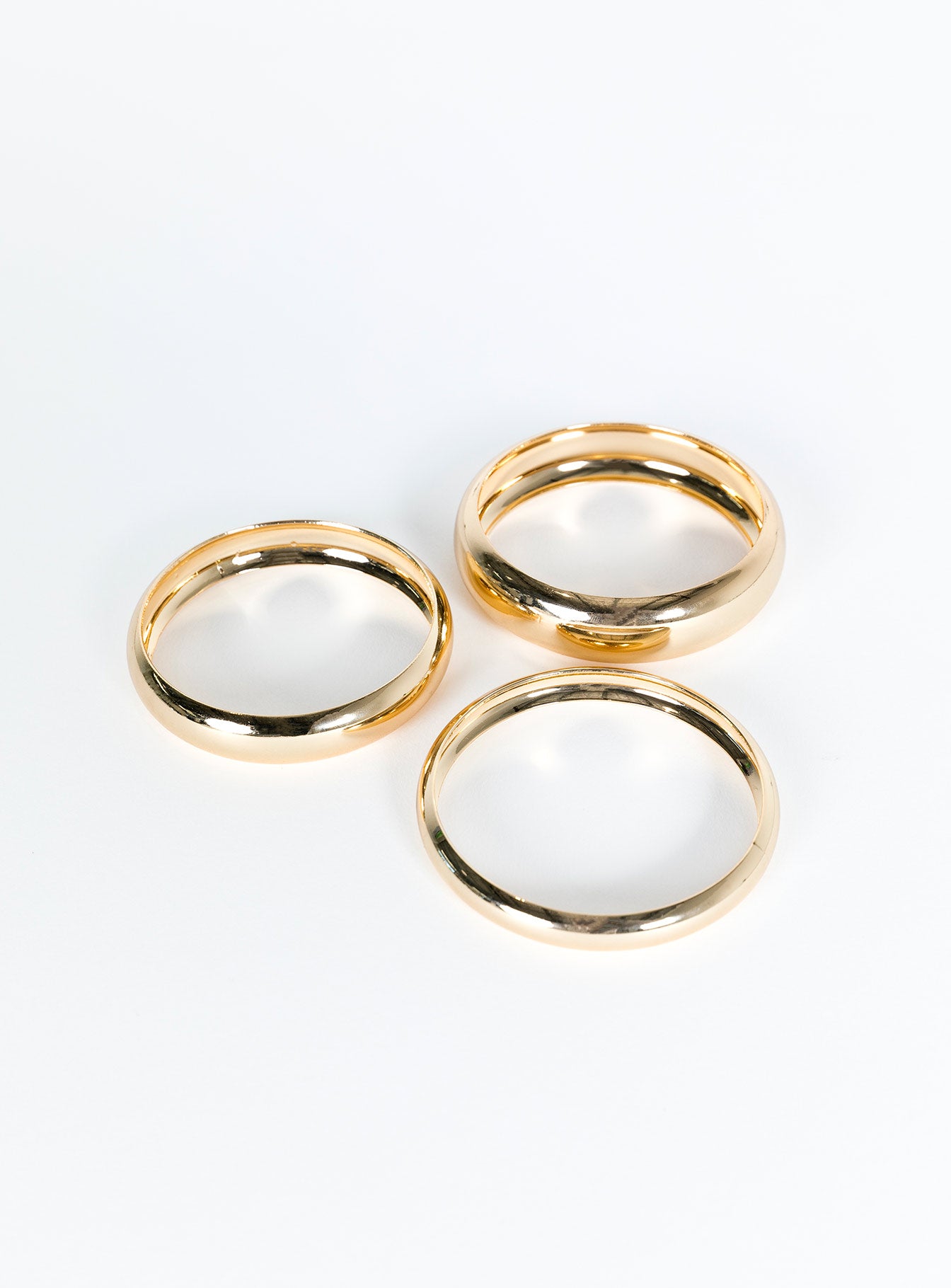 Alternative view of Farley Bangle Pack Gold