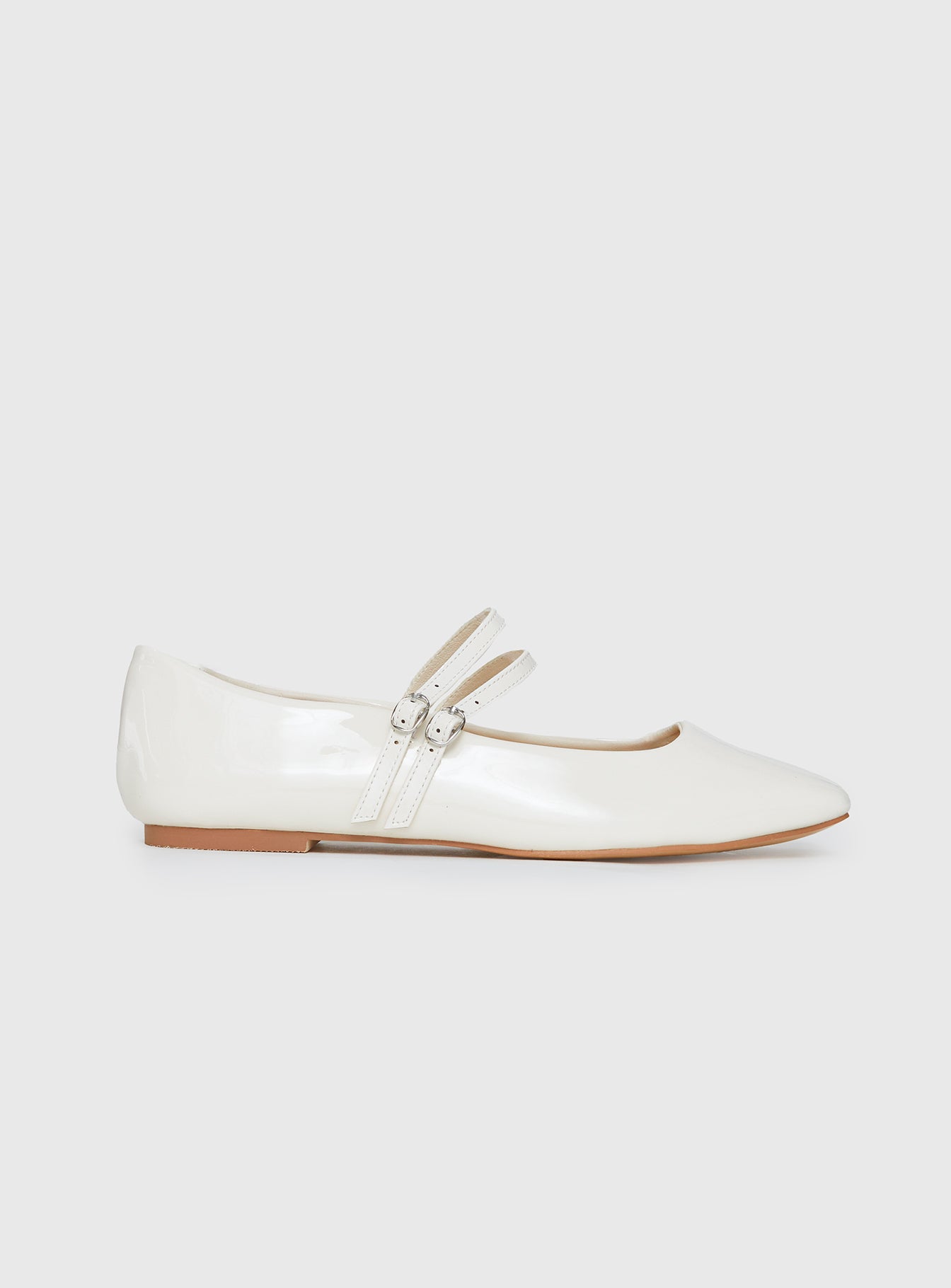 Alternative view of Billini Finnegan Ballet Flats Bone Patent