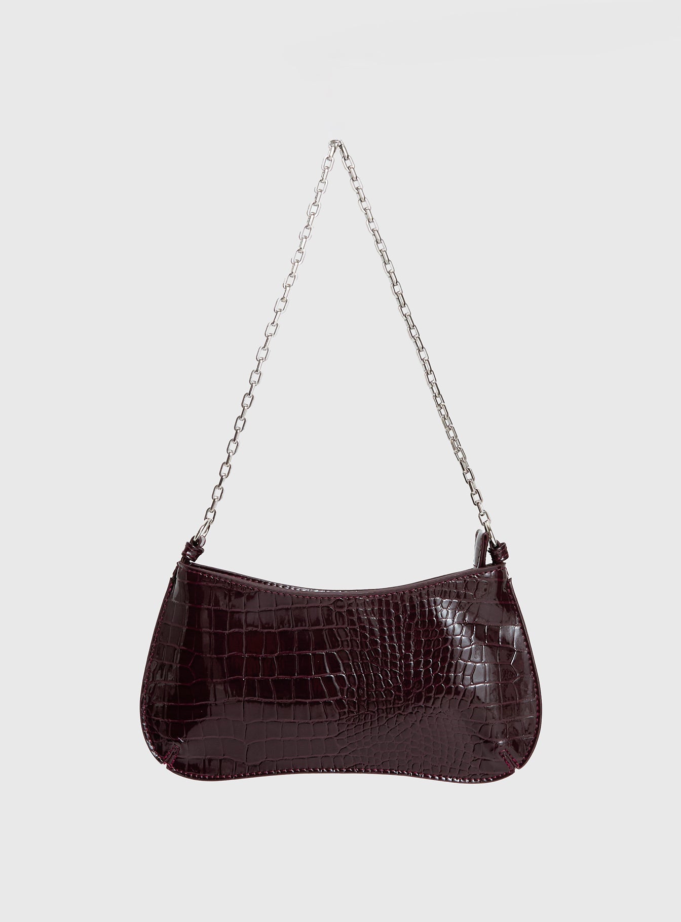 Alternative view of Gwynne Faux Leather Shoulder Bag Cherry Lacquer