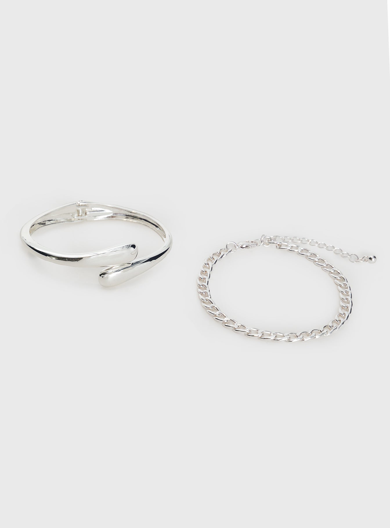 Alternative view of Elle Bracelet Set Silver