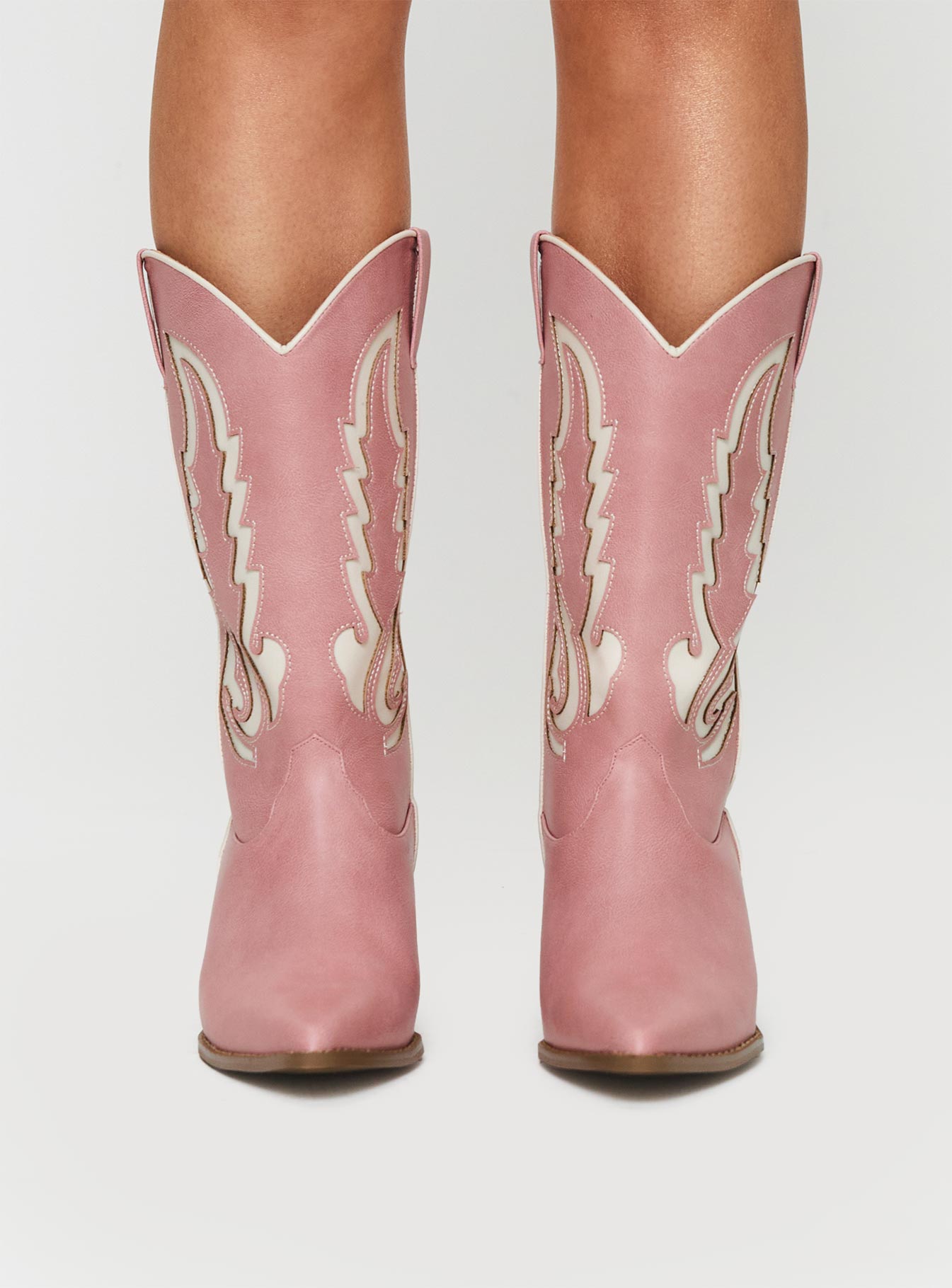 Alternative view of Billini Norva Boots Pink / Ivory