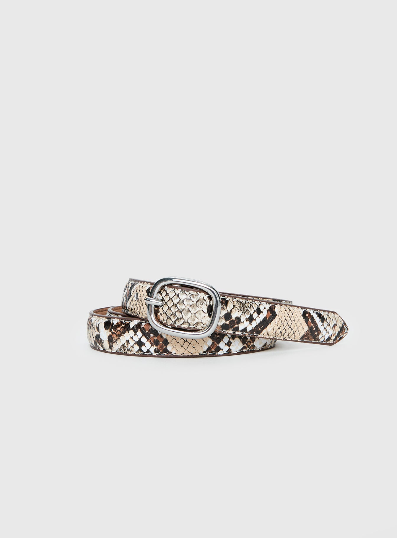 Alternative view of Jacksonne Faux Leather Belt Snake / Silver