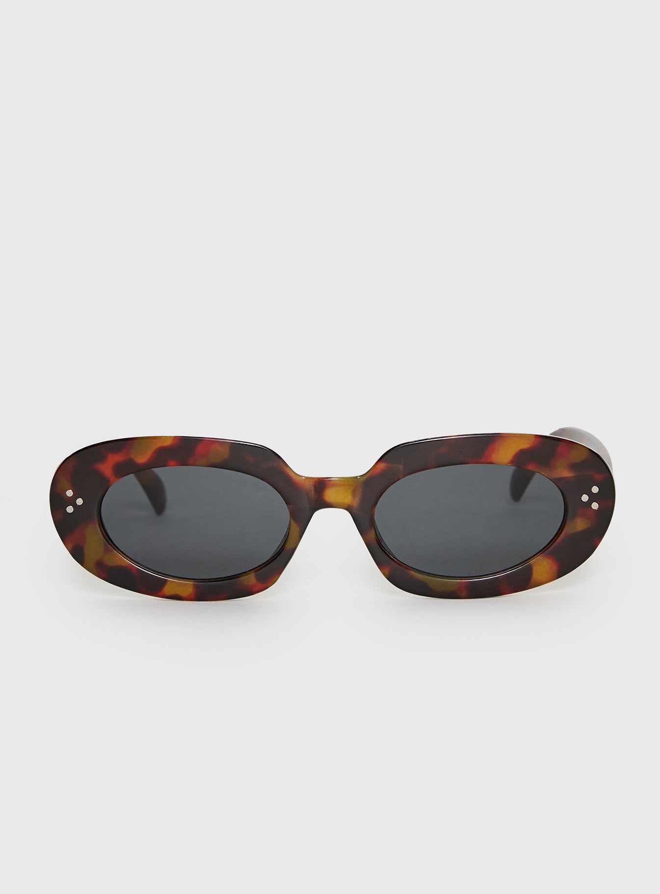Alternative view of Best Shot Oval Sunglasses Tort / Black