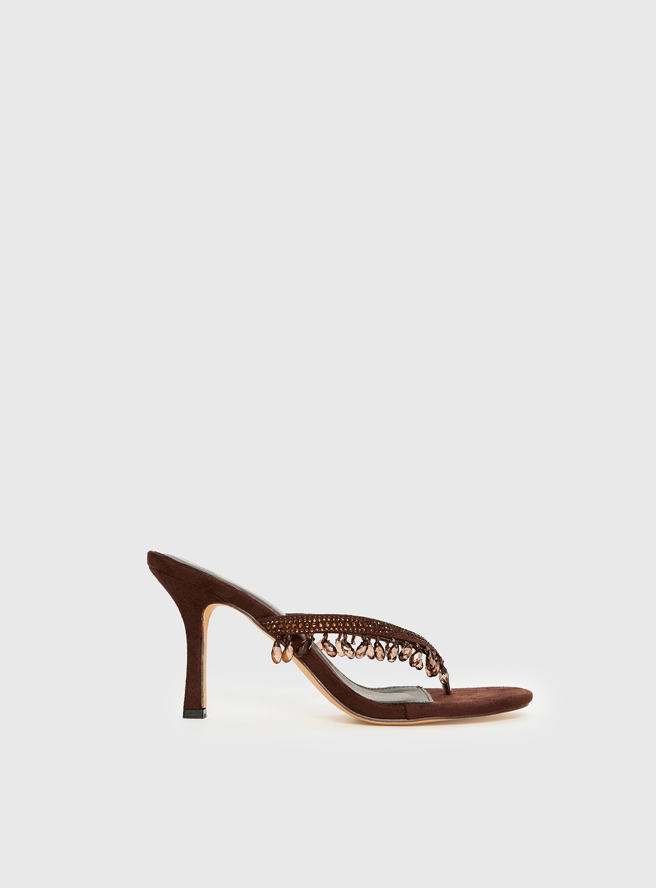 Alternative view of Ameliah Tassel Heels Brown