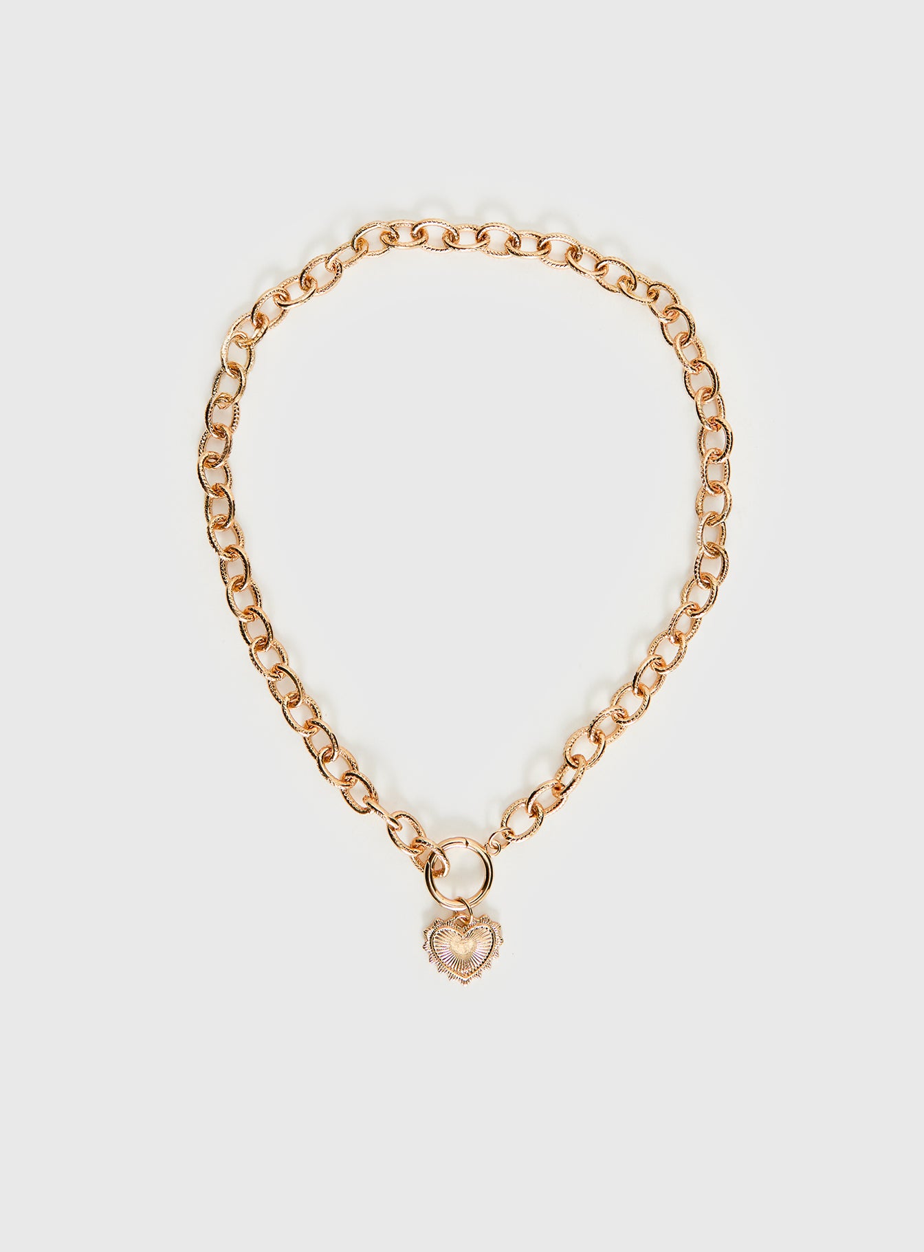 Alternative view of Darcee Heart Pendant Necklace Gold