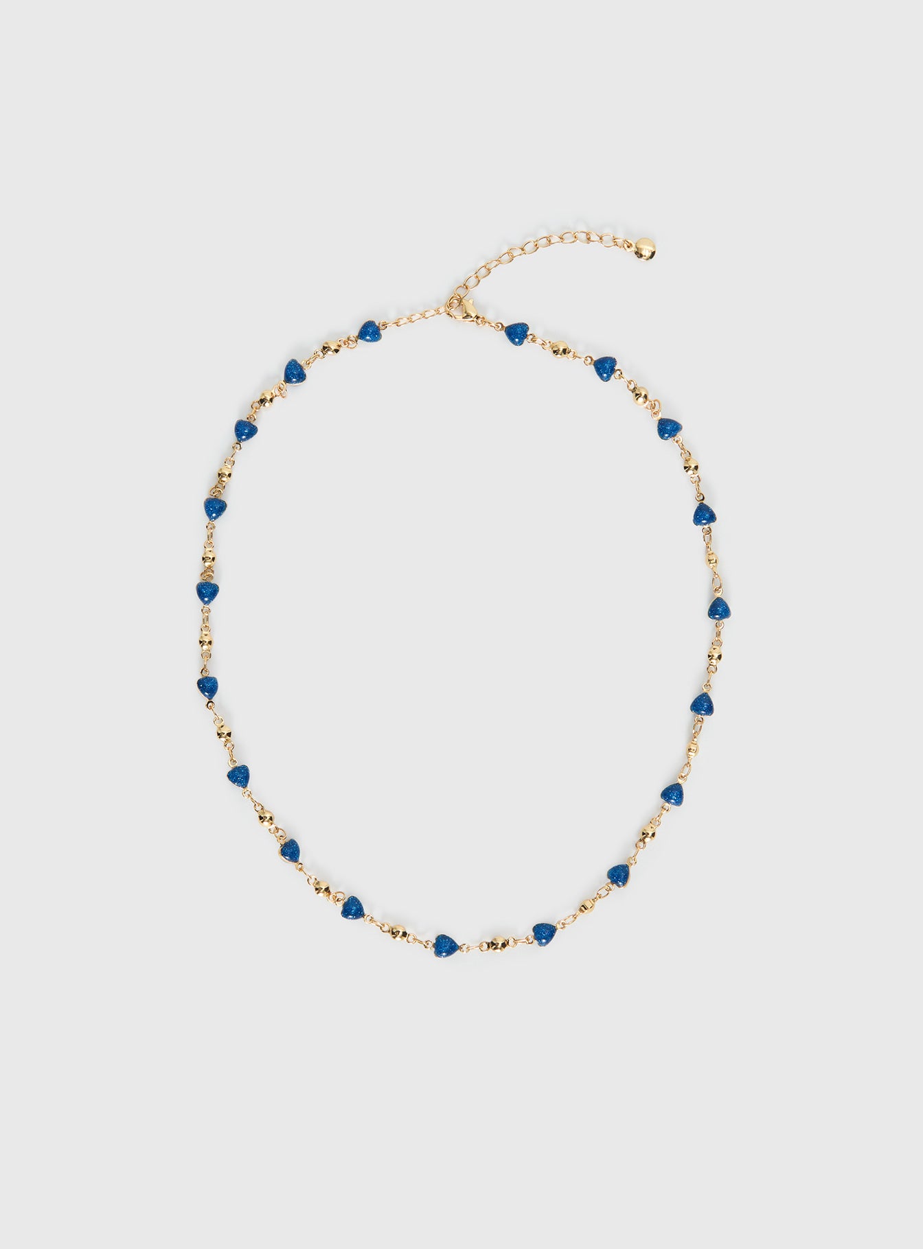 Alternative view of Abagail Gemstone Necklace Gold