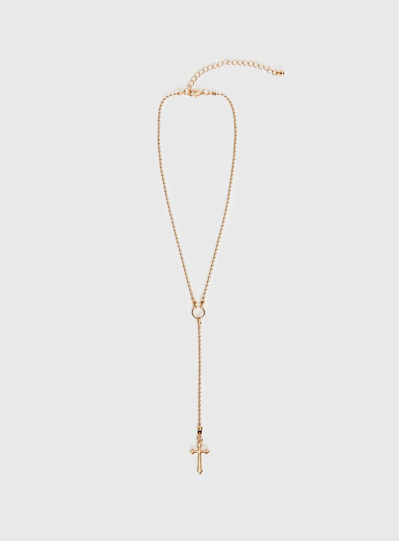 Alternative view of Arienne Y Necklace Gold