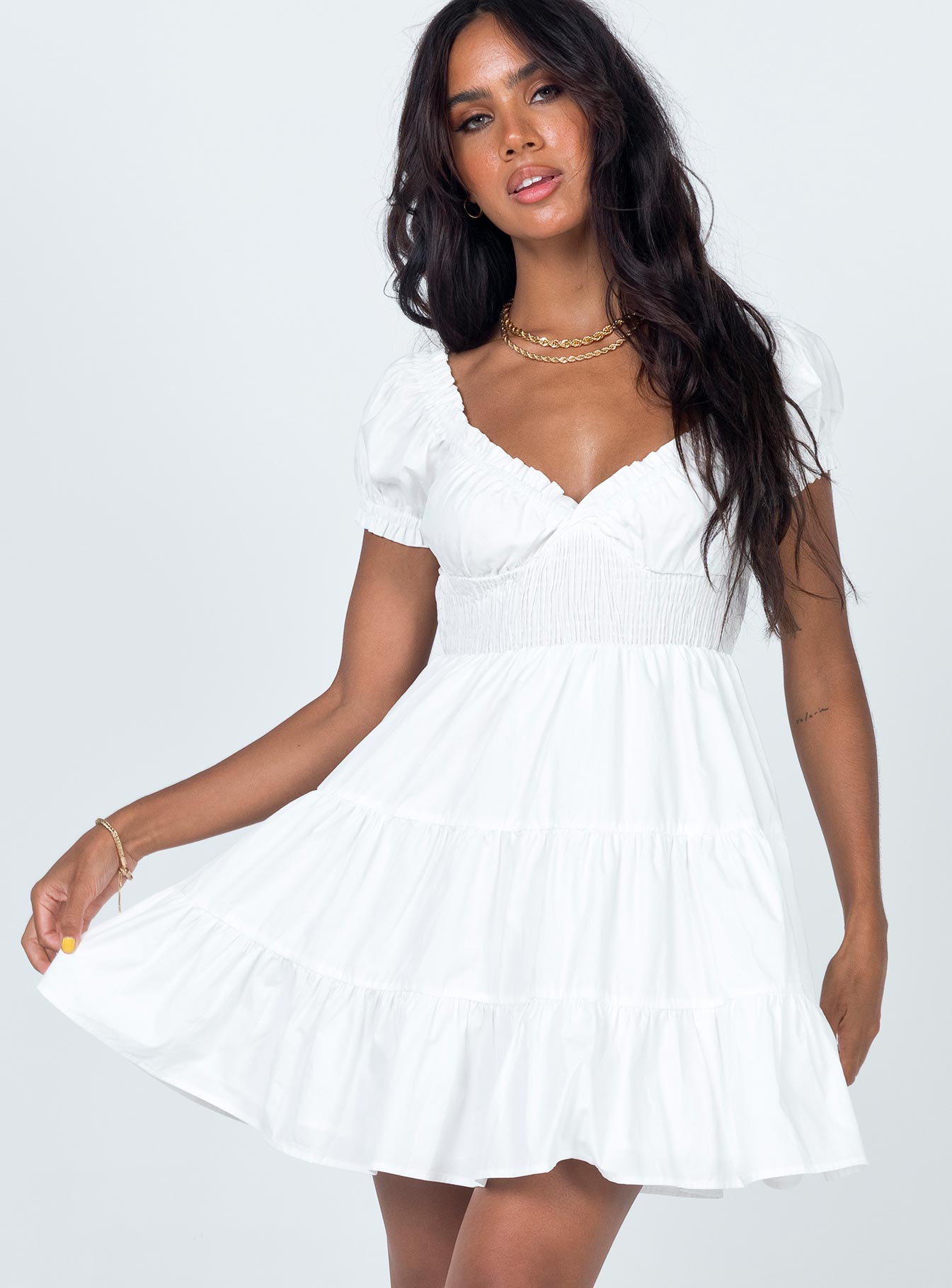 Alternative view of Daniela Mini Dress White