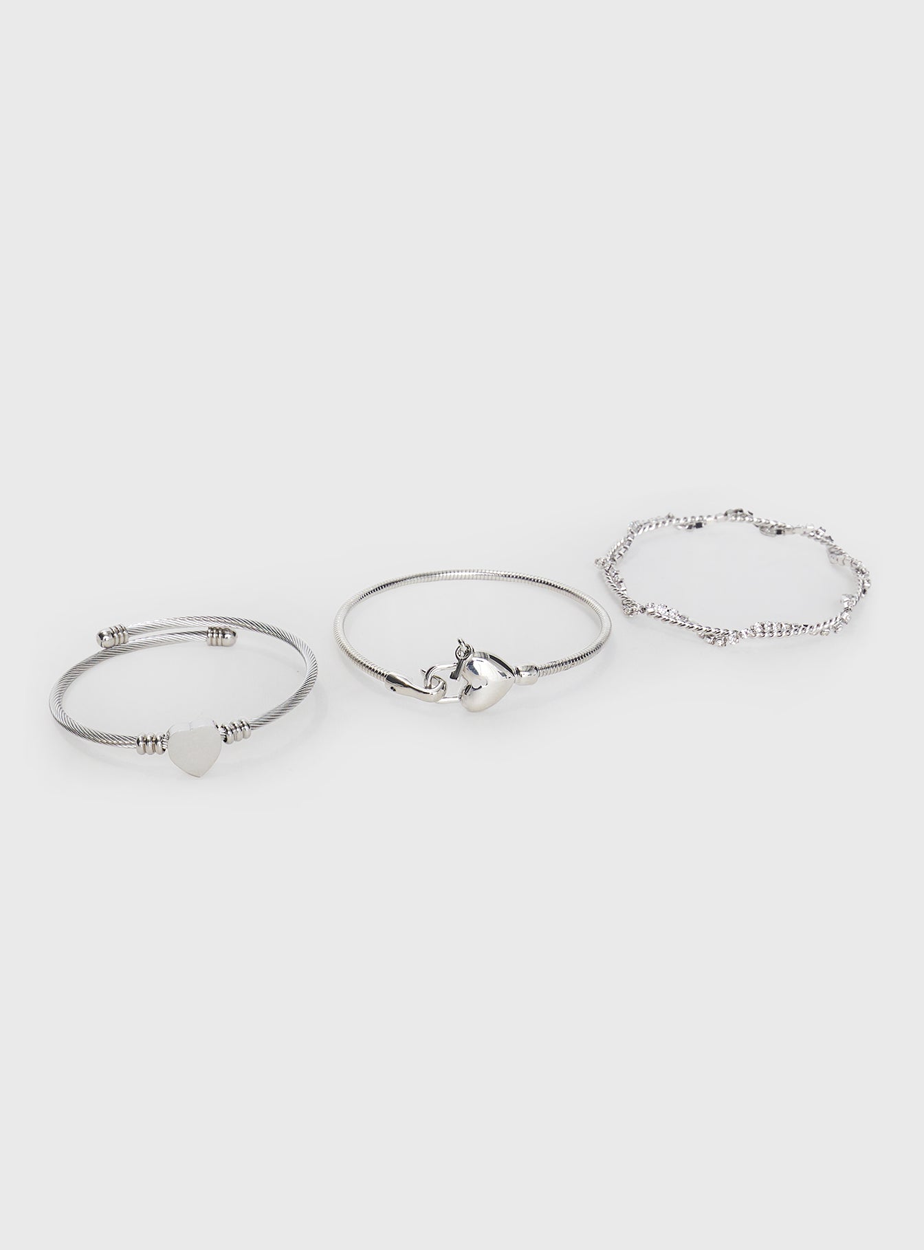 Alternative view of In The Moonlight Bracelet Pack Silver
