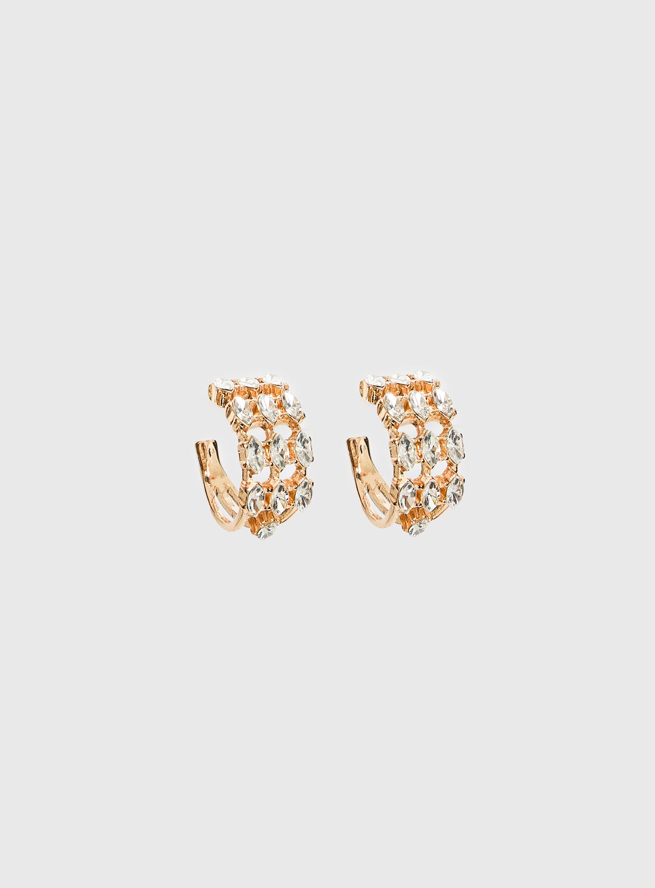 Alternative view of Ashlen Hoop Earrings Gold
