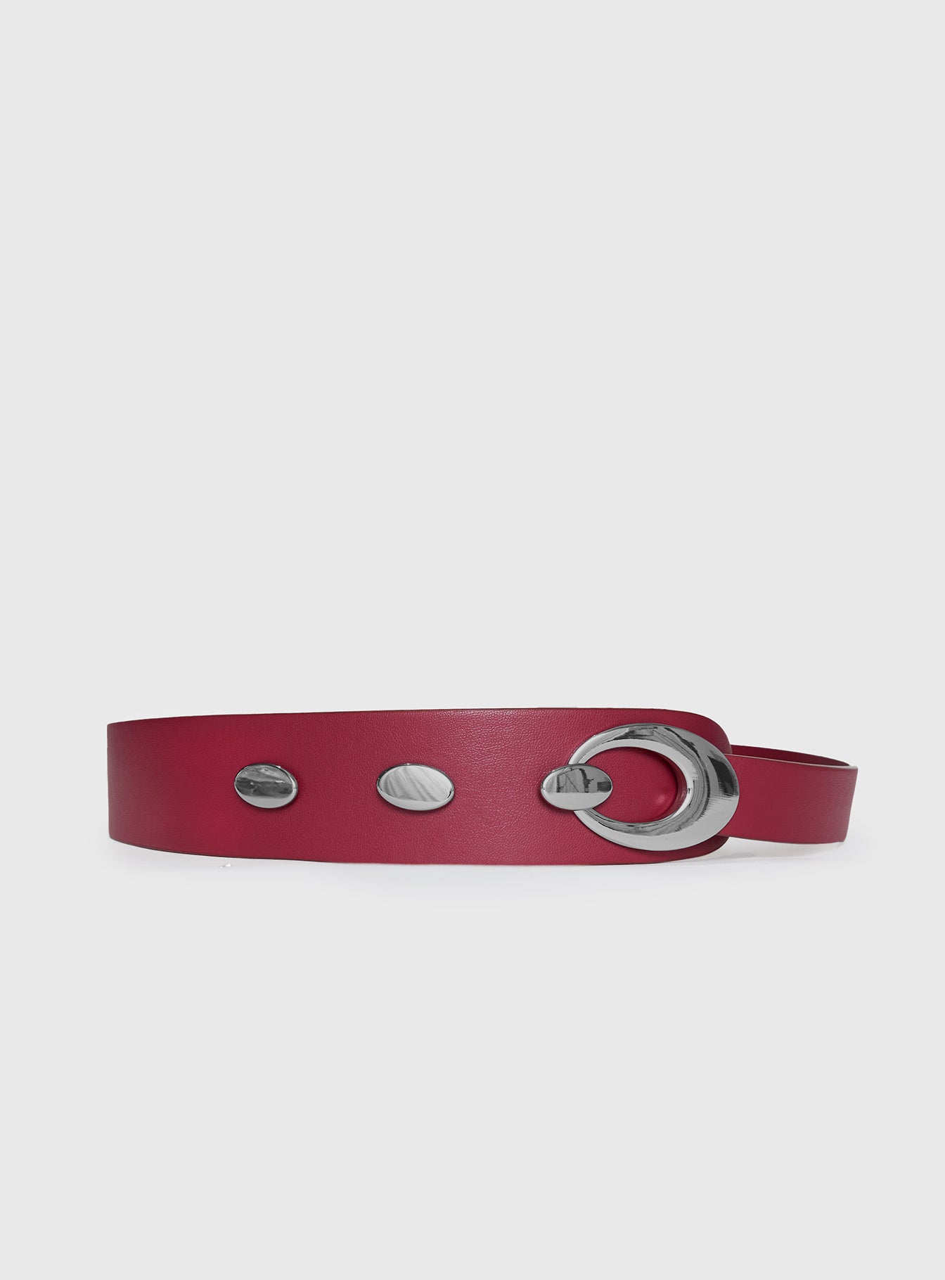 Alternative view of Jaide Low Waist Belt Red / Silver