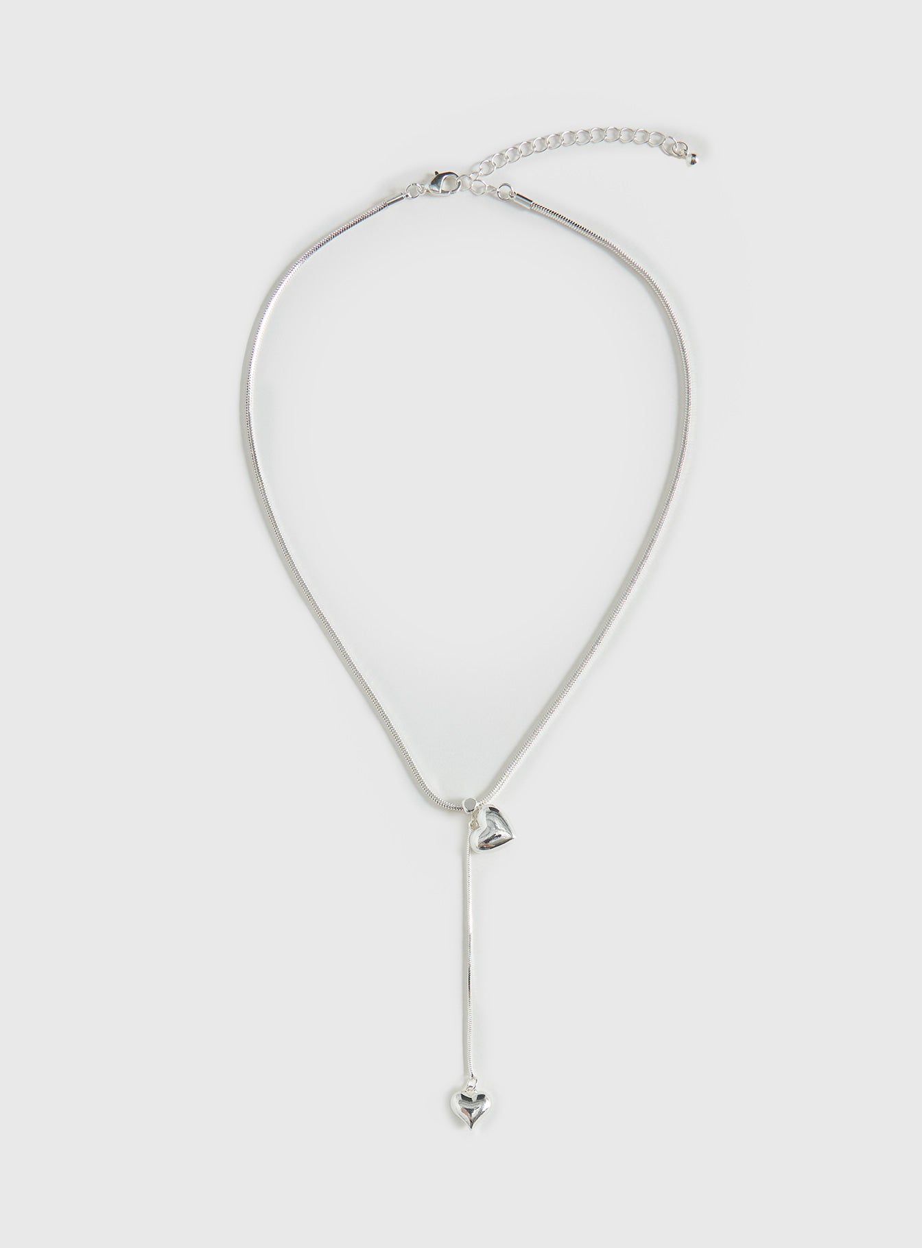 Alternative view of Consideration Necklace Silver