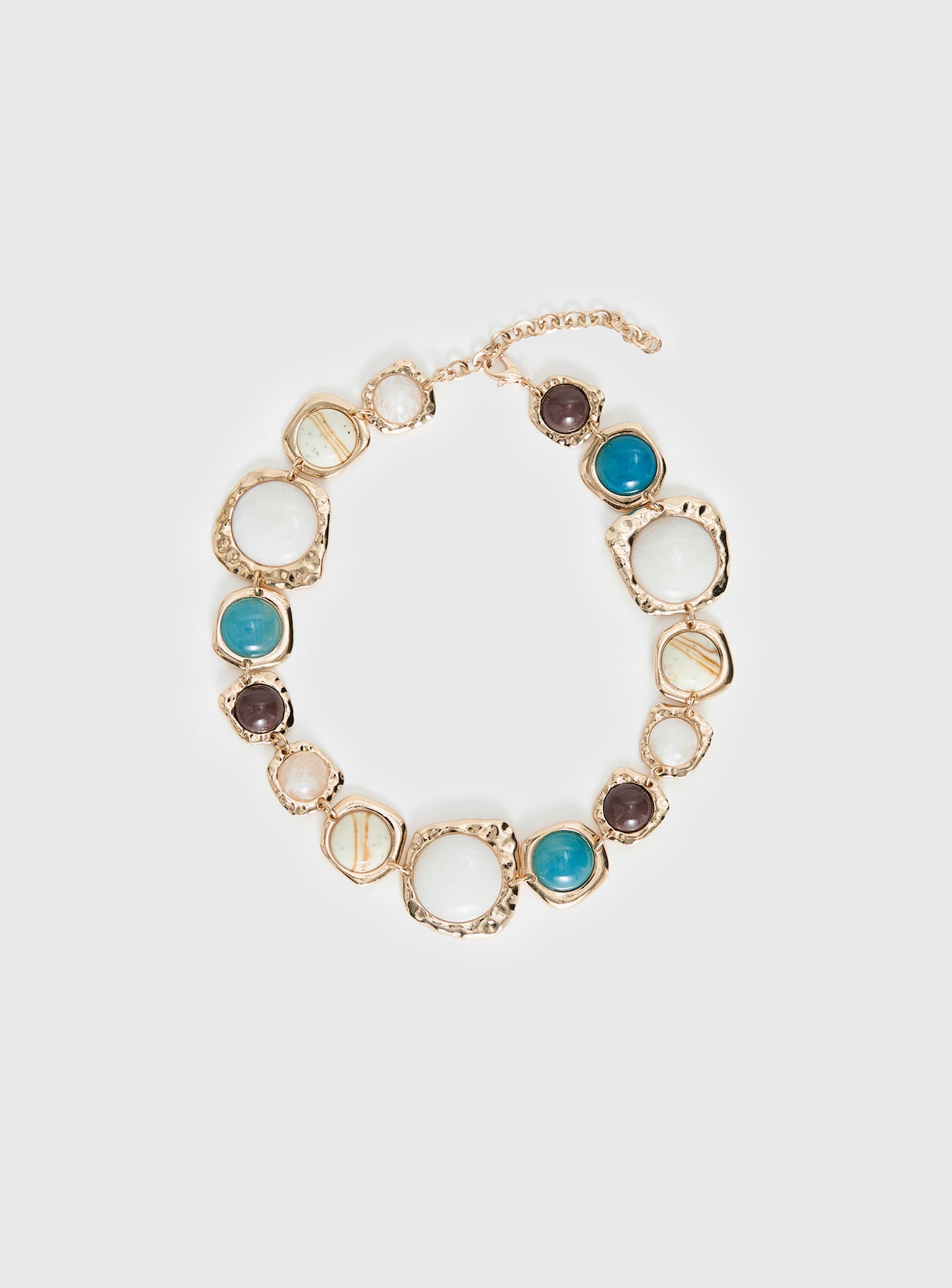 Alternative view of Evelynne Gemstone Necklace Gold